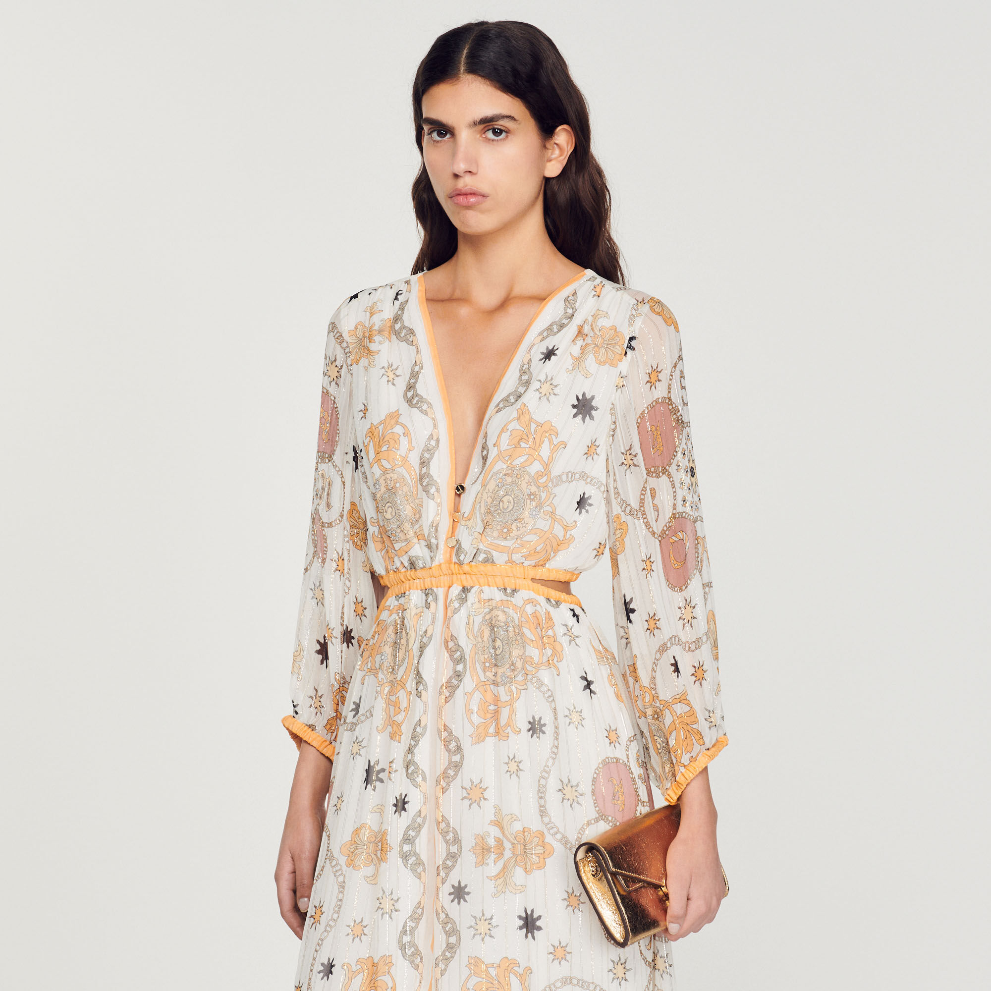 Robe sandro fleurie 2025