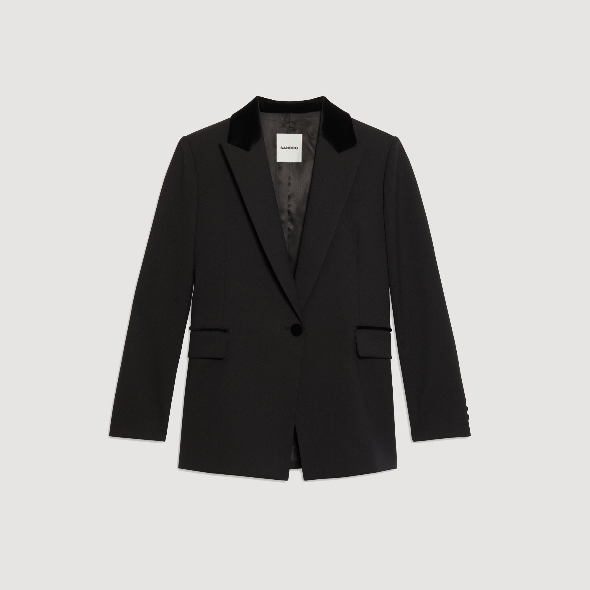 Veste sandro bleu marine clearance