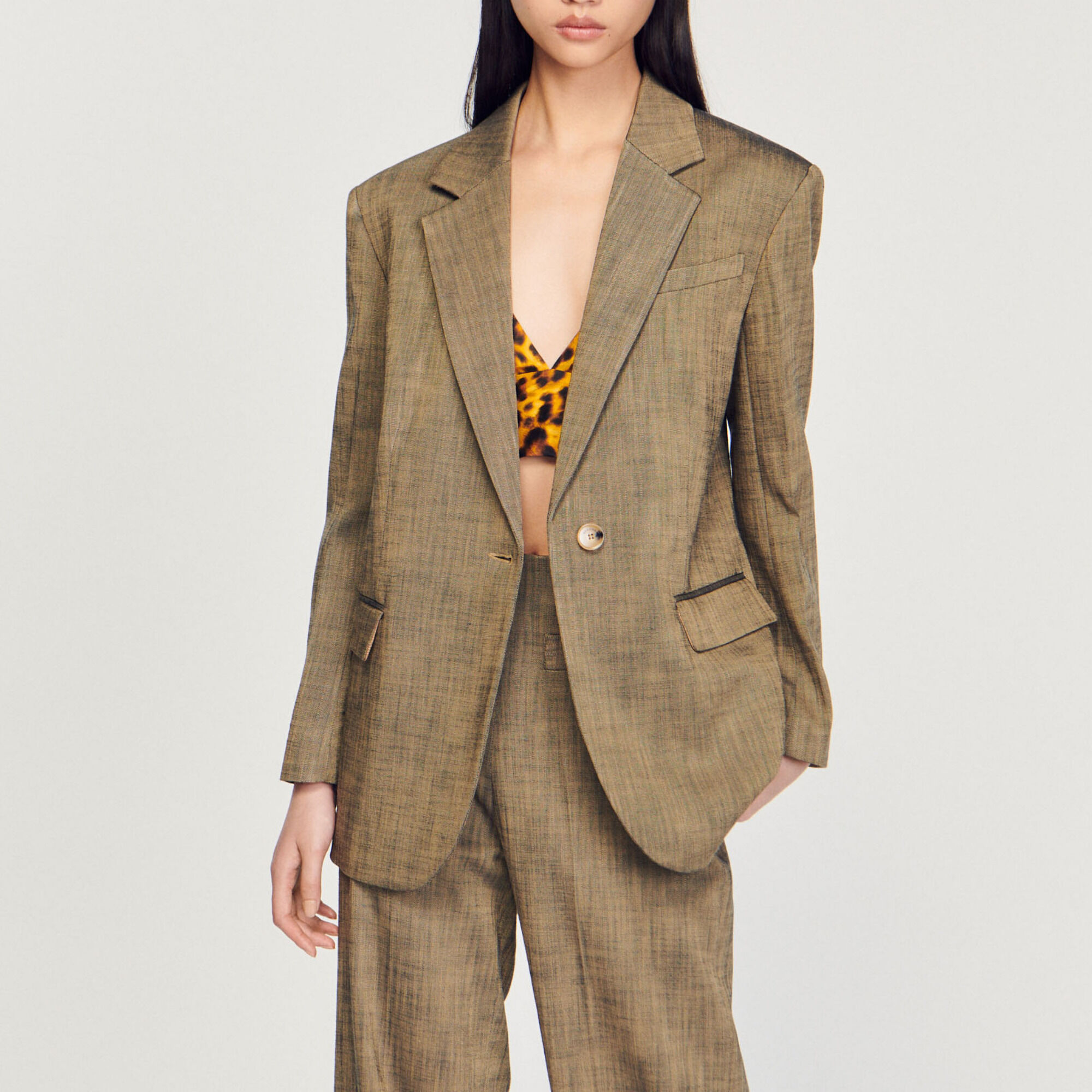 Tailleur pantalon femme sandro on sale