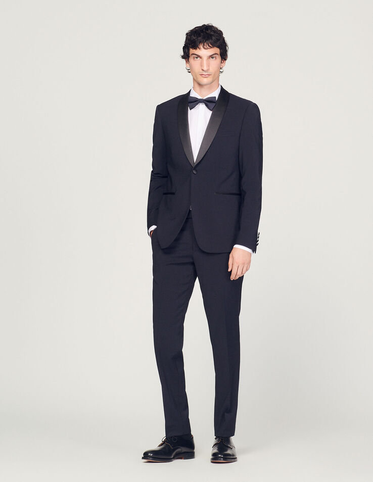 Sandro Veste de smoking avec satin. 1 Sandro Veste de smoking avec satin. 1