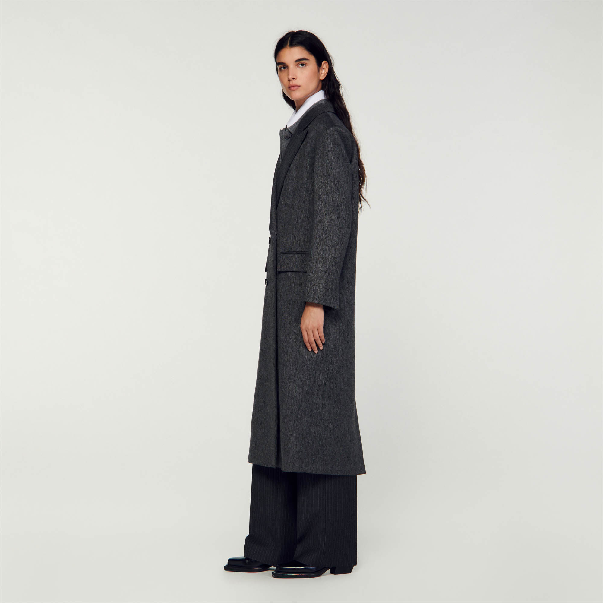 Manteau best sale long sandro