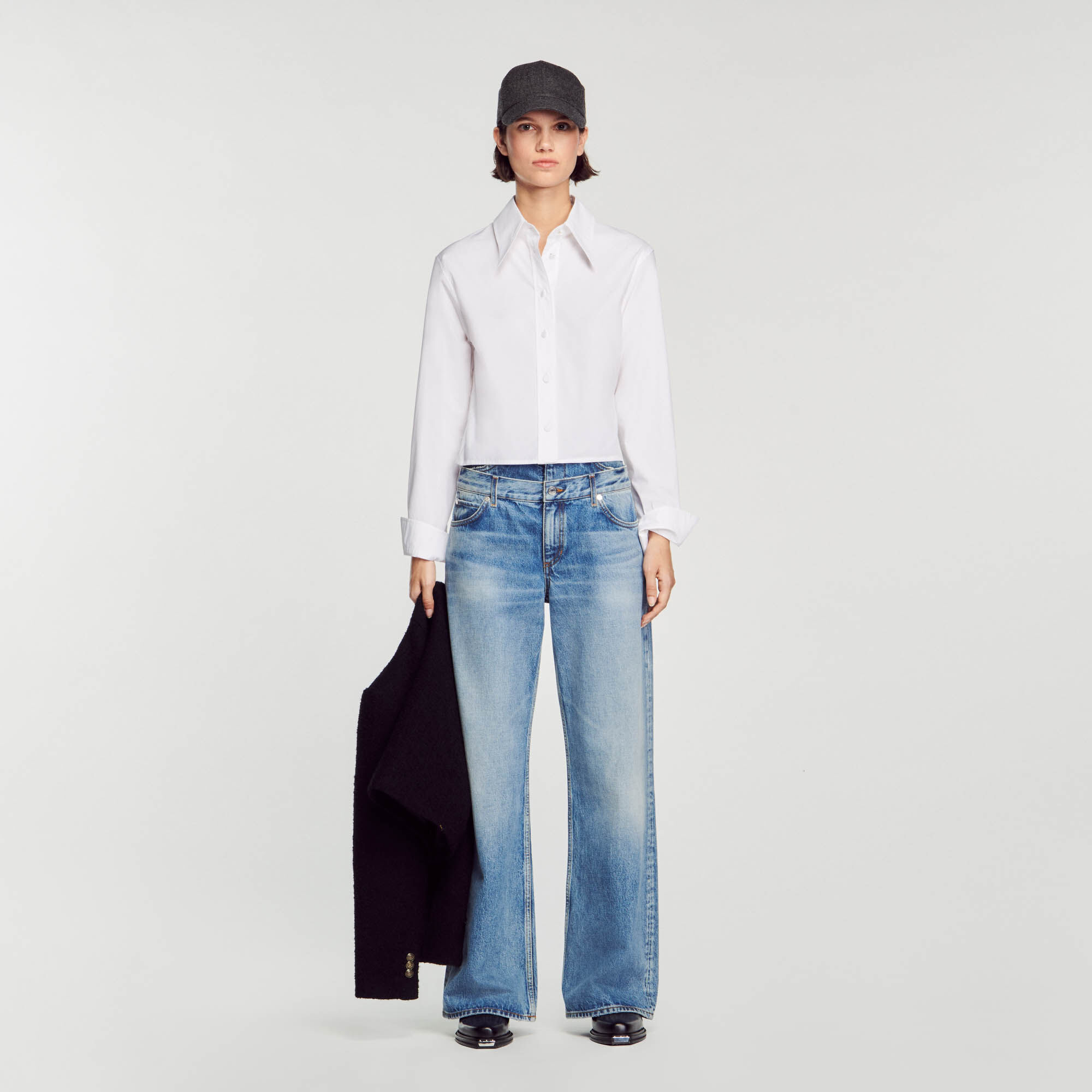 Sandro chemisier top femme