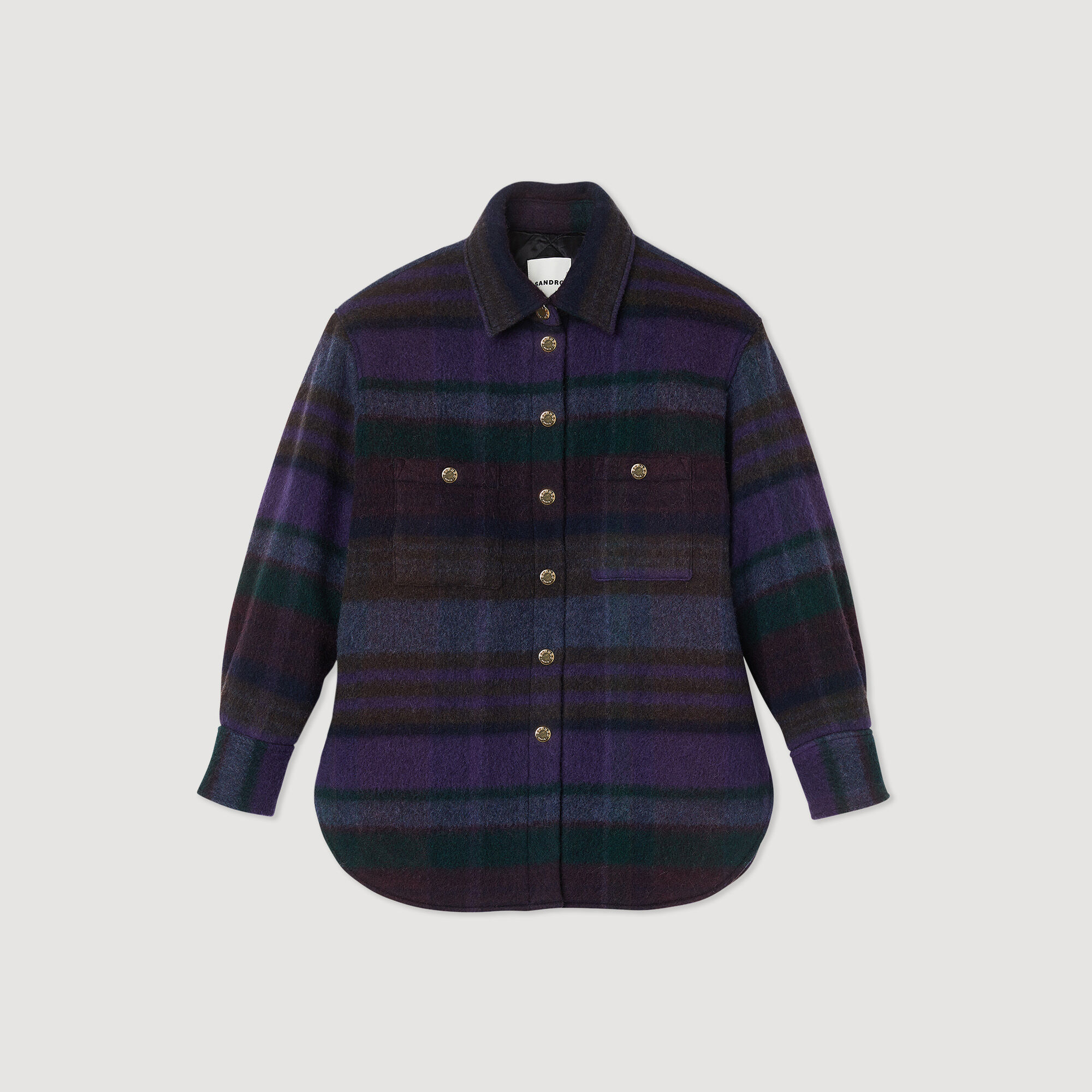 Manteau discount sandro carreaux