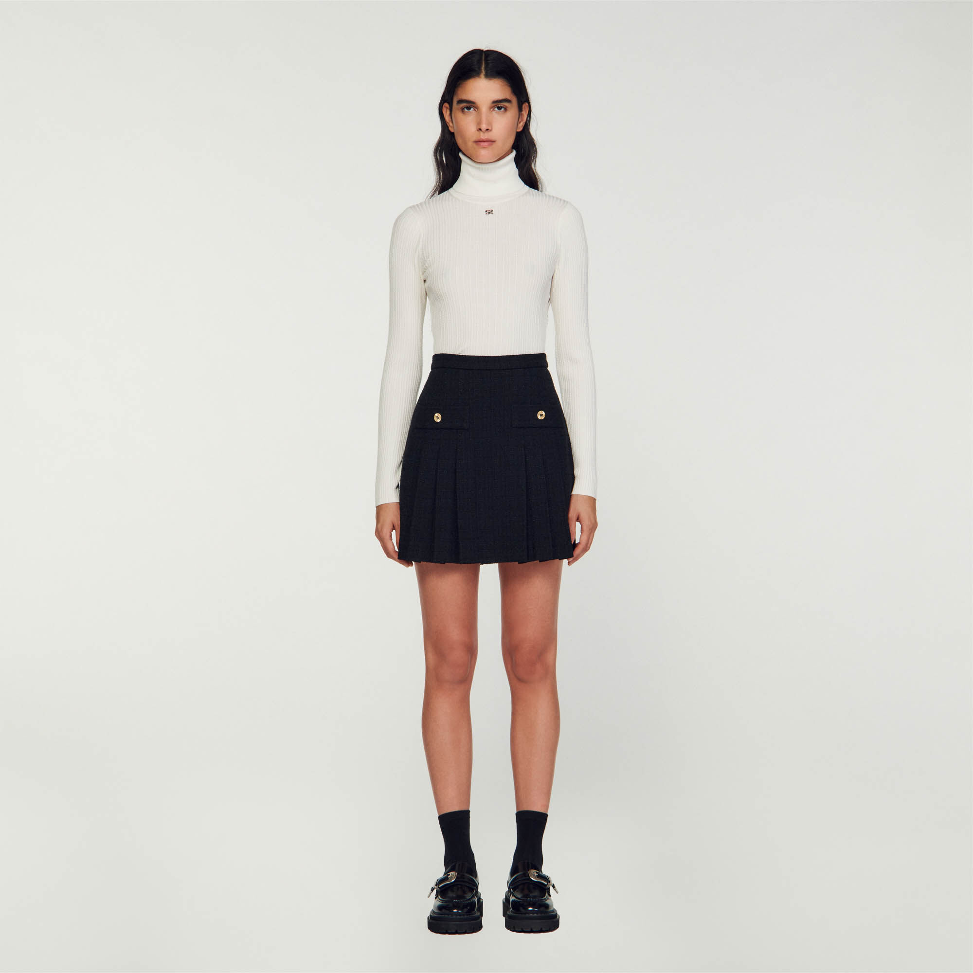 Jupe on sale sandro noire