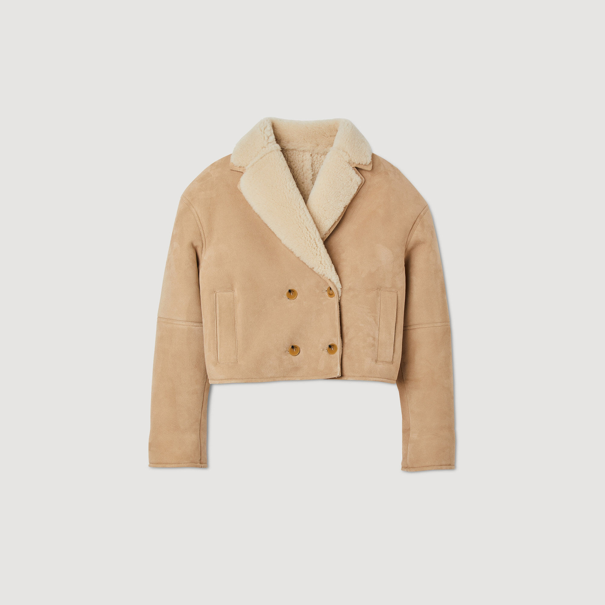 Sandro sales peau lainee