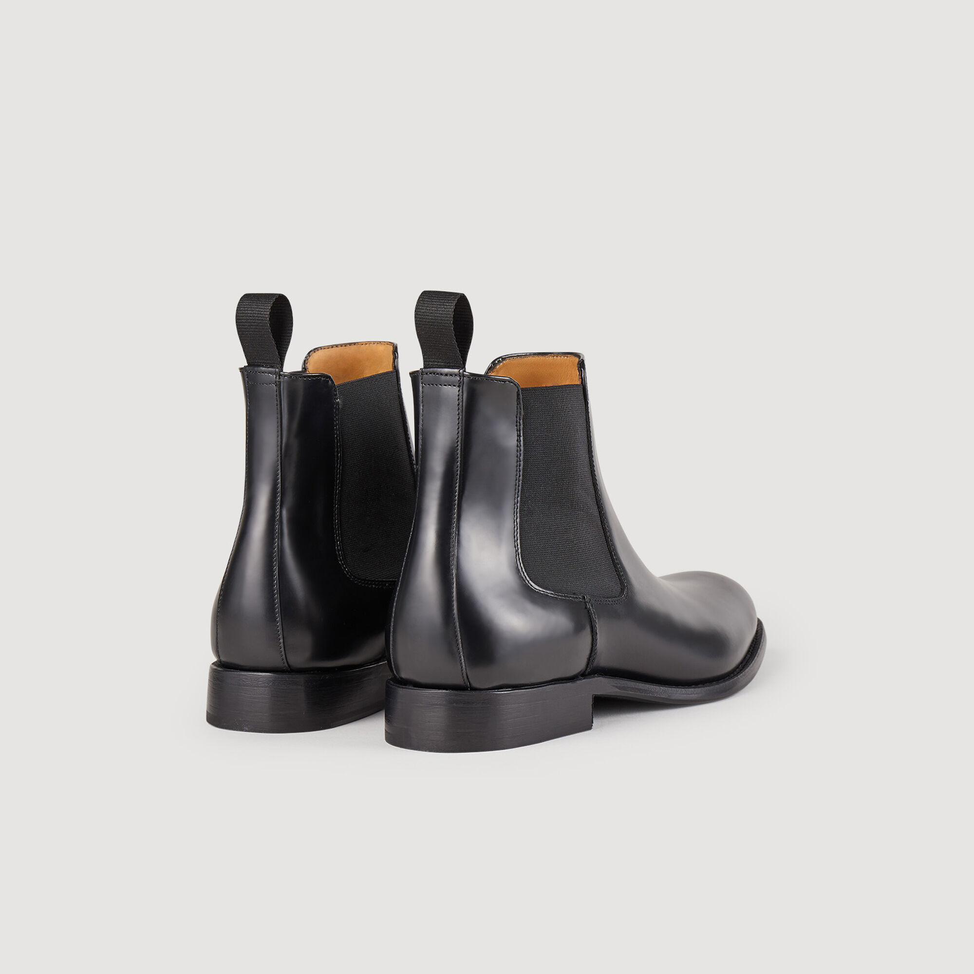 Bottines Chelsea en cuir SHACH00843 Toute la collection Sandro