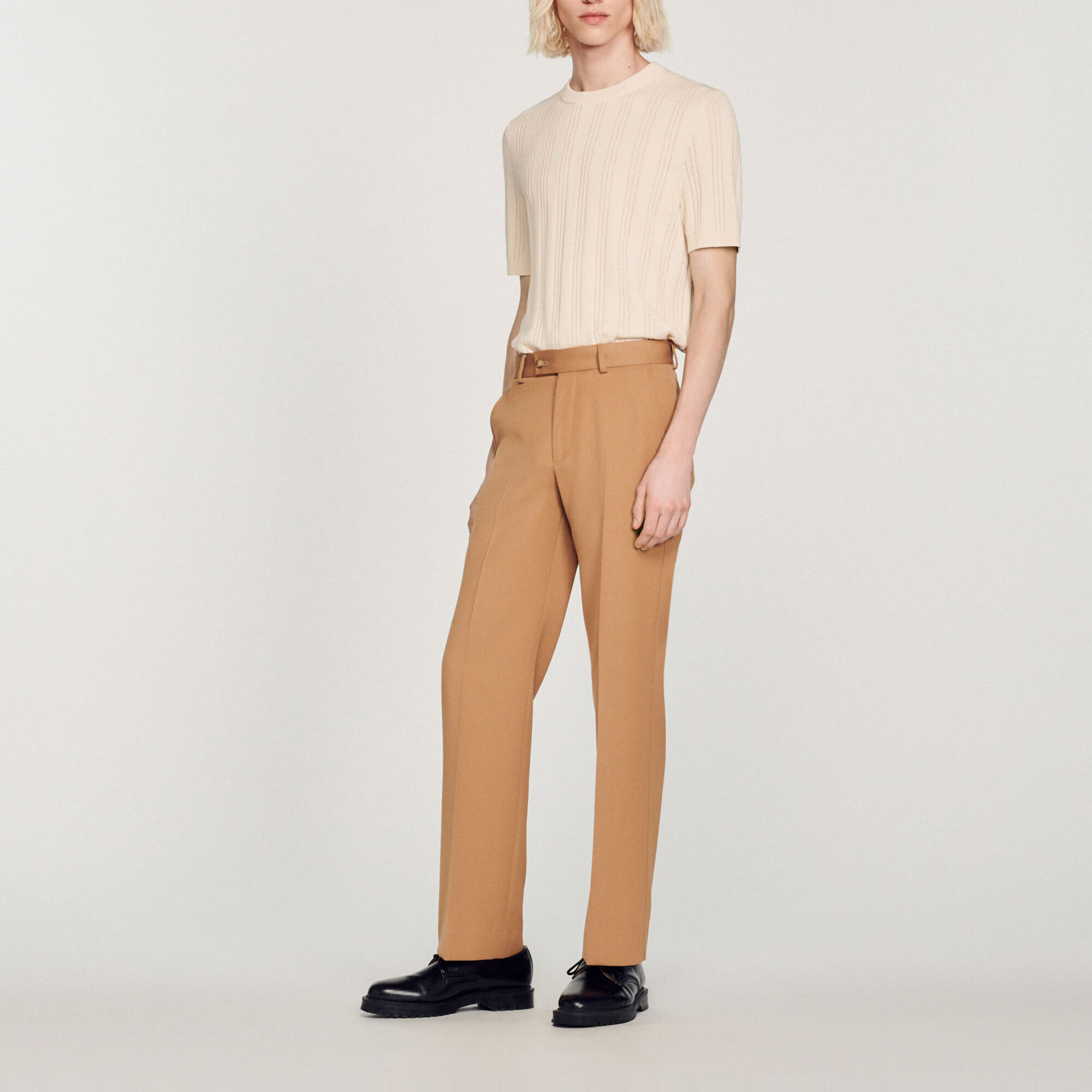 Pantalon en laine m lang e SHPPA01013 HAnciennesCollections