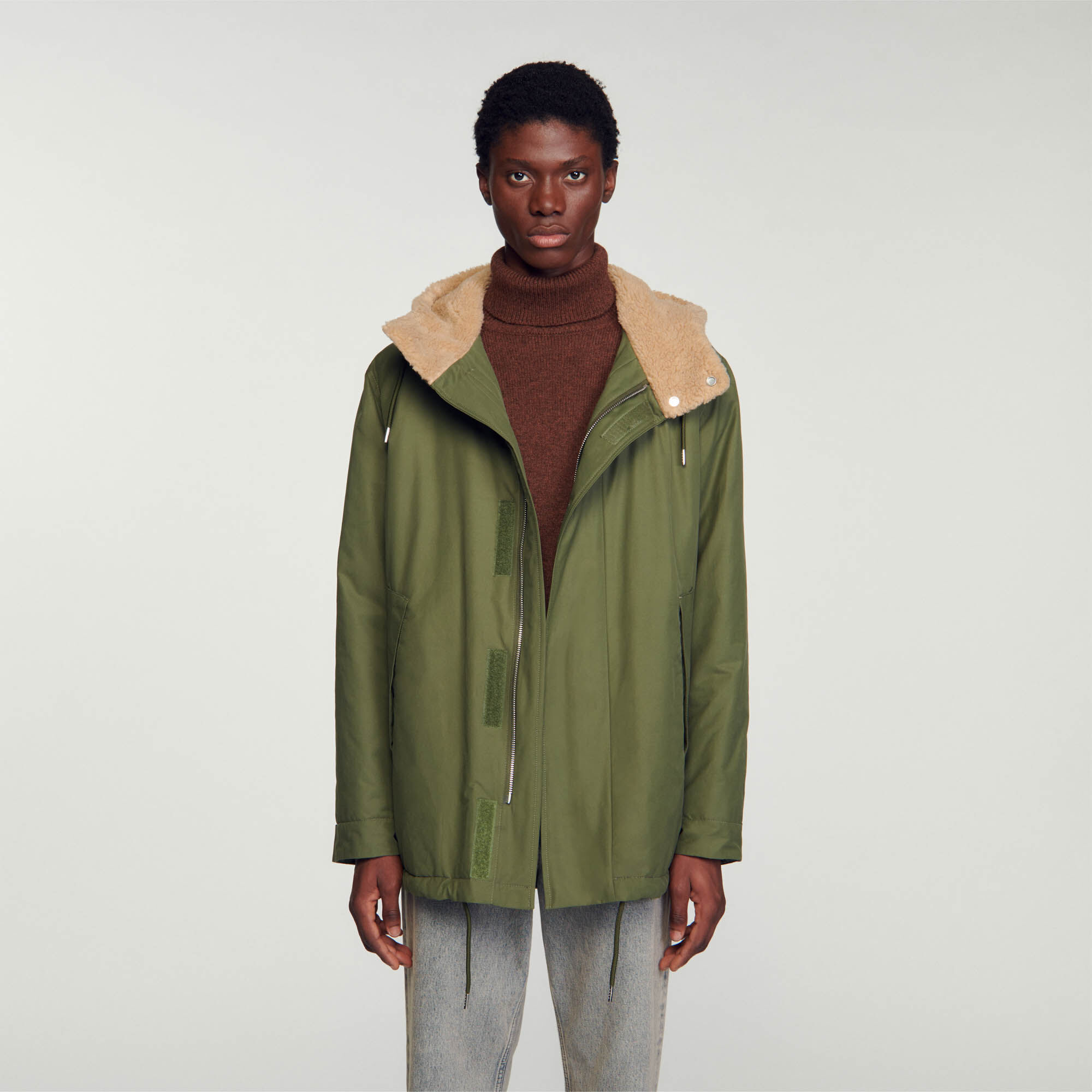 Parka en coton SHPMA00322 Manteaux Blousons Sandro Paris