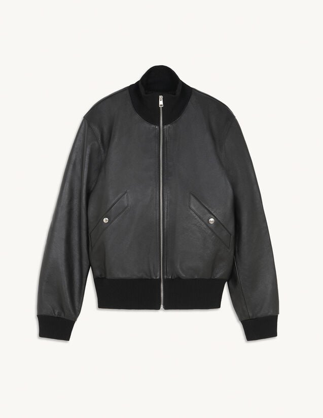 Sandro Bomber en cuir Select a size and. 2 Sandro Bomber en cuir Select a size and. 2
