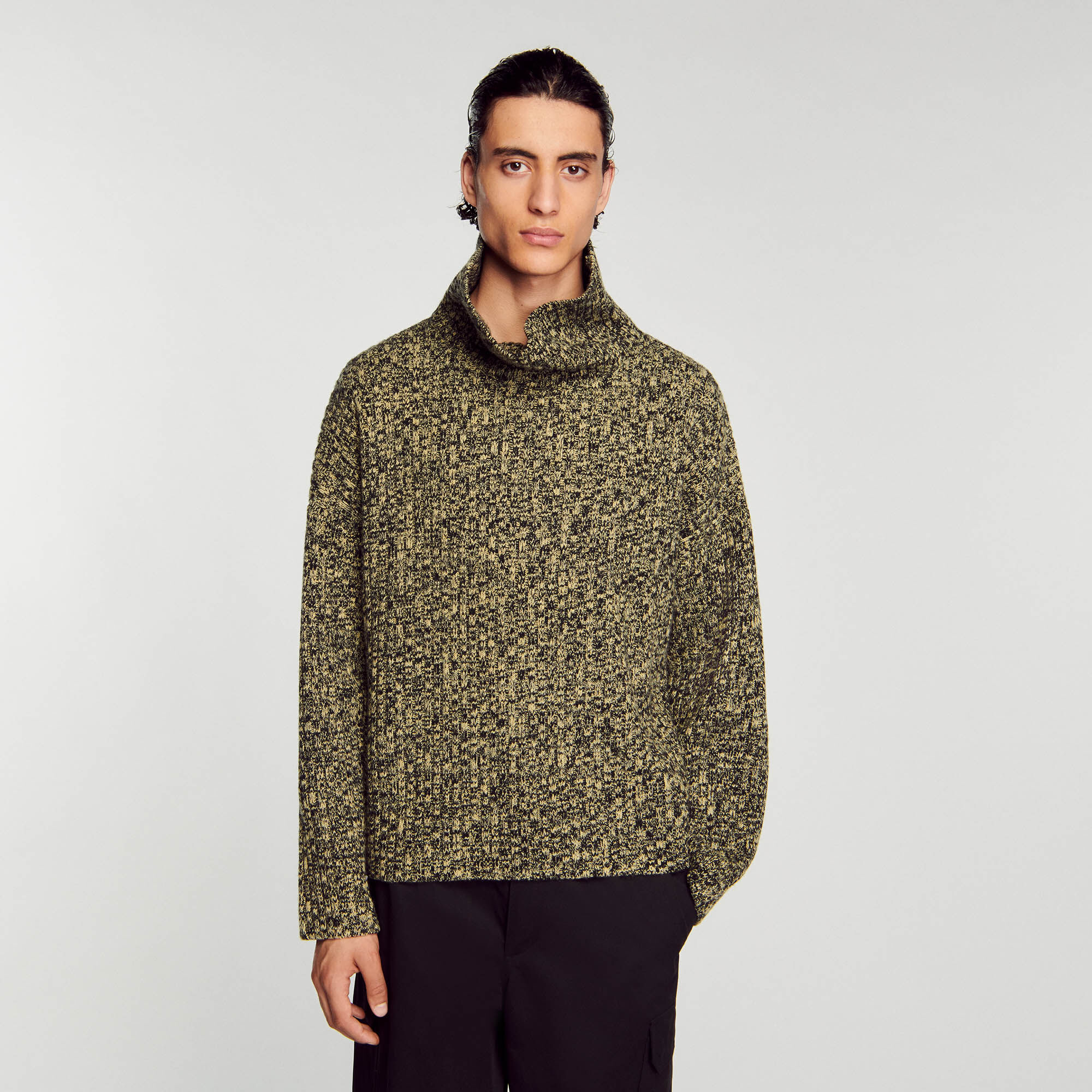 Pull en best sale maille oversize