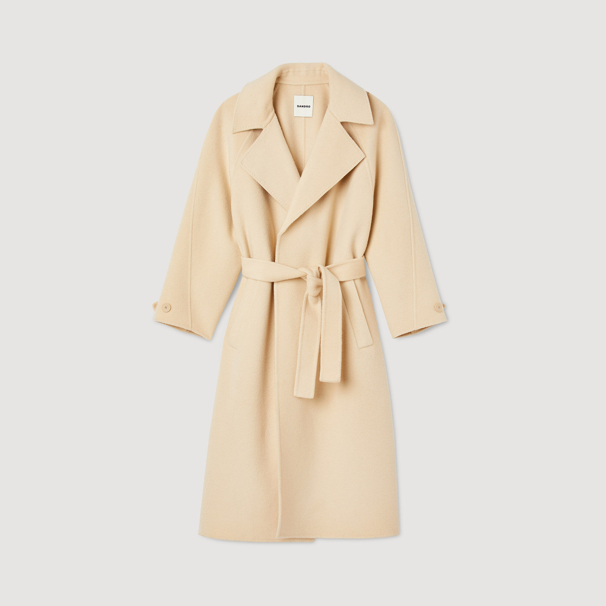 Trench en laine double face SFPOU00590 Manteaux Sandro Paris
