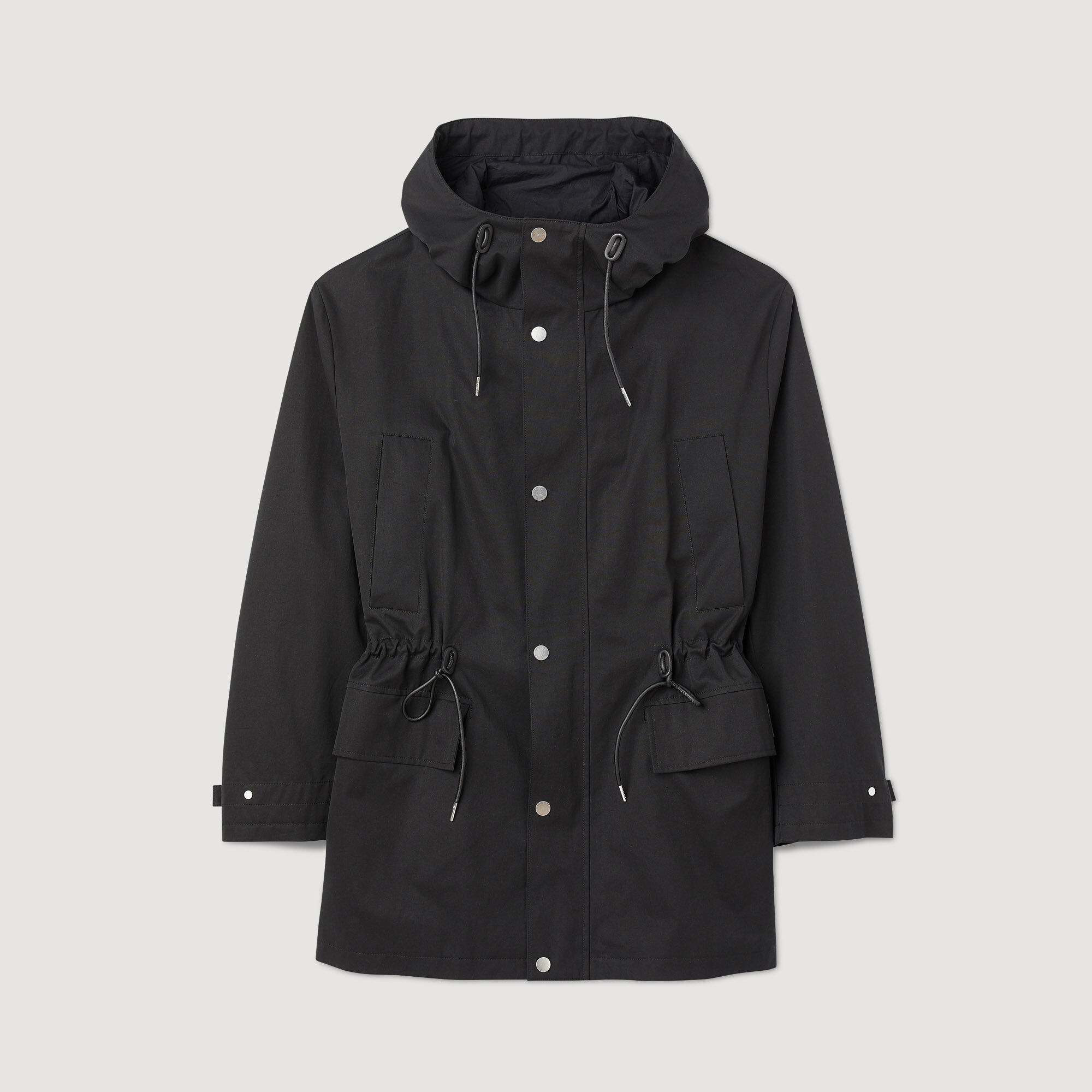 Parka capuche SHPMA00309 Manteaux Longs Sandro Paris