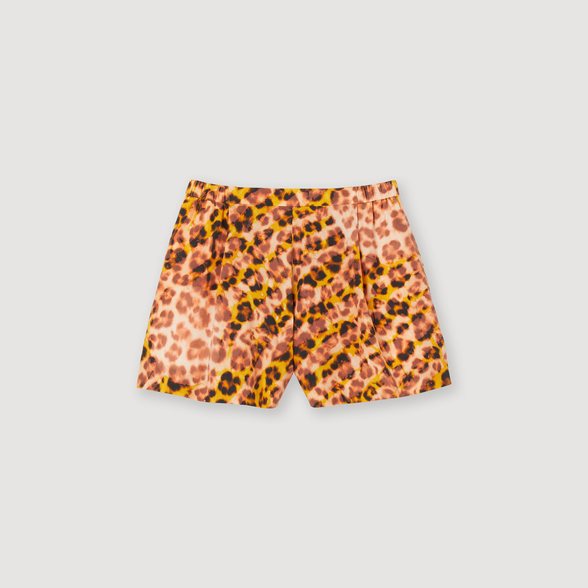 Short imprim l opard SFPSH00294 Toute la s lection Sandro Paris