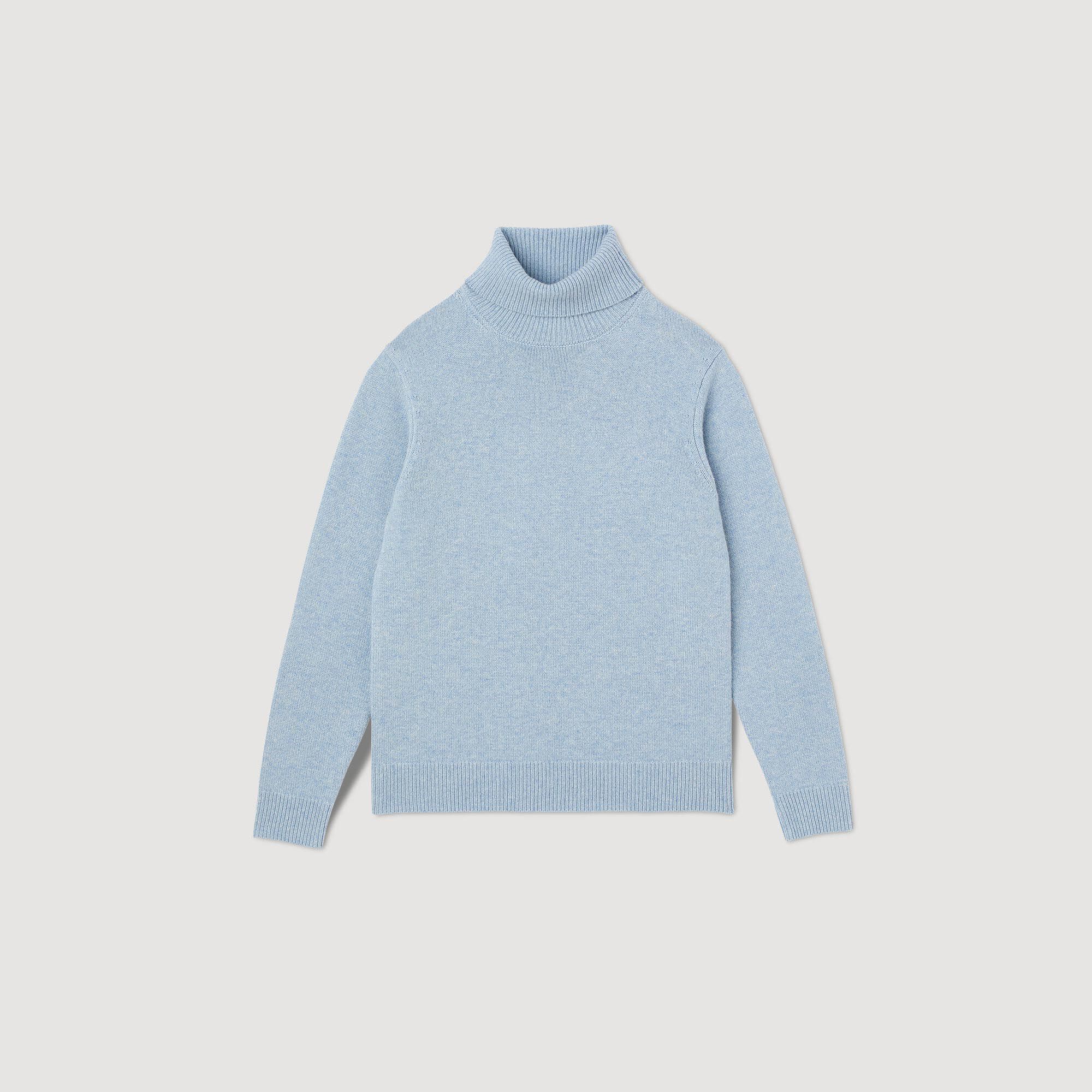Pull col roul laine et cachemire SHPTR00516 Pulls Gilets