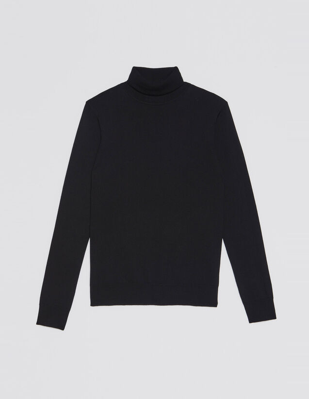 Sandro Pull à col roulé en laine Homme. 2 Sandro Pull à col roulé en laine Homme. 2