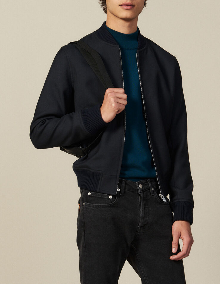 Sandro Blouson zippé esprit bombers. 1 Sandro Blouson zippé esprit bombers. 1