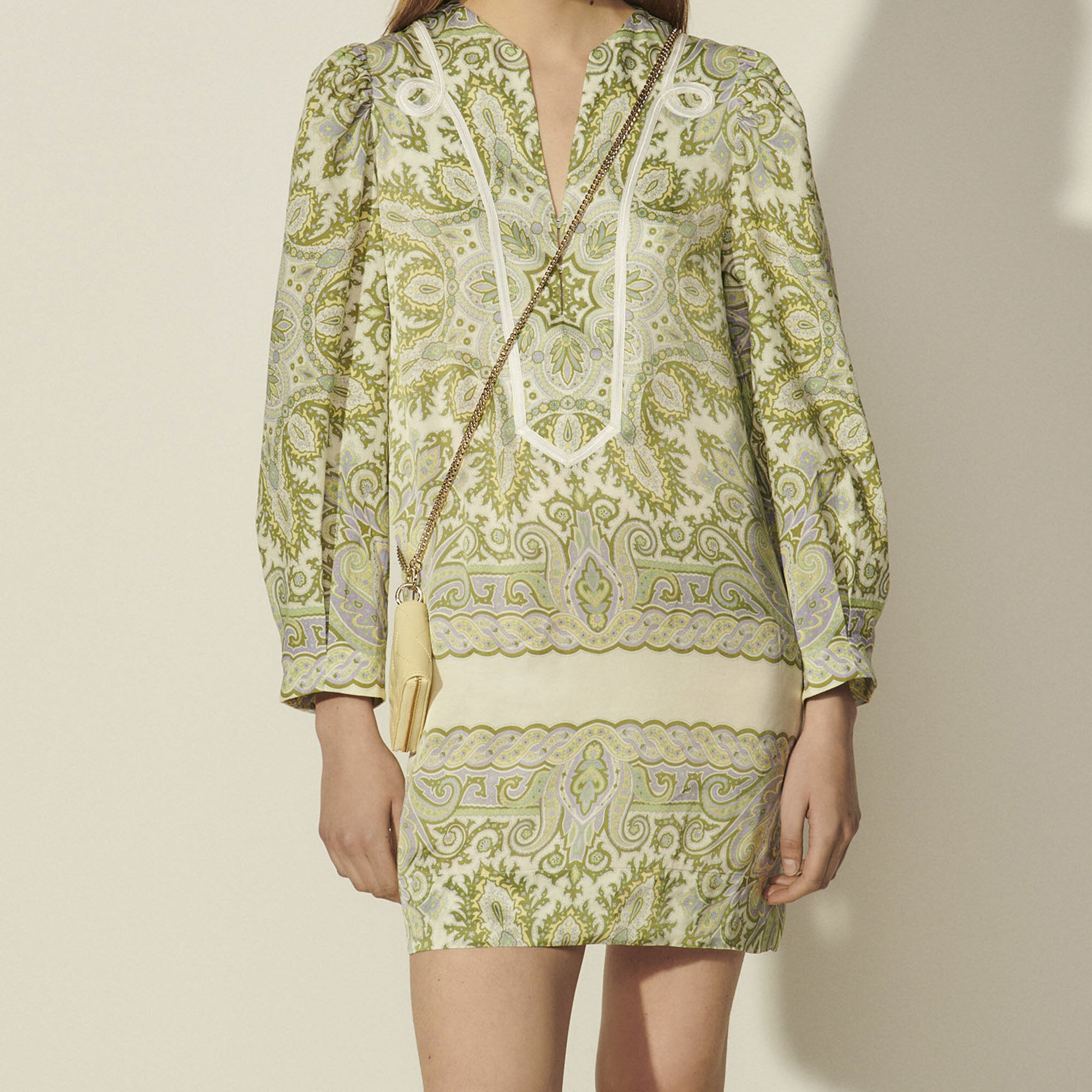 Sandro Robe imprimee foulard Select a size and SFPRO01695