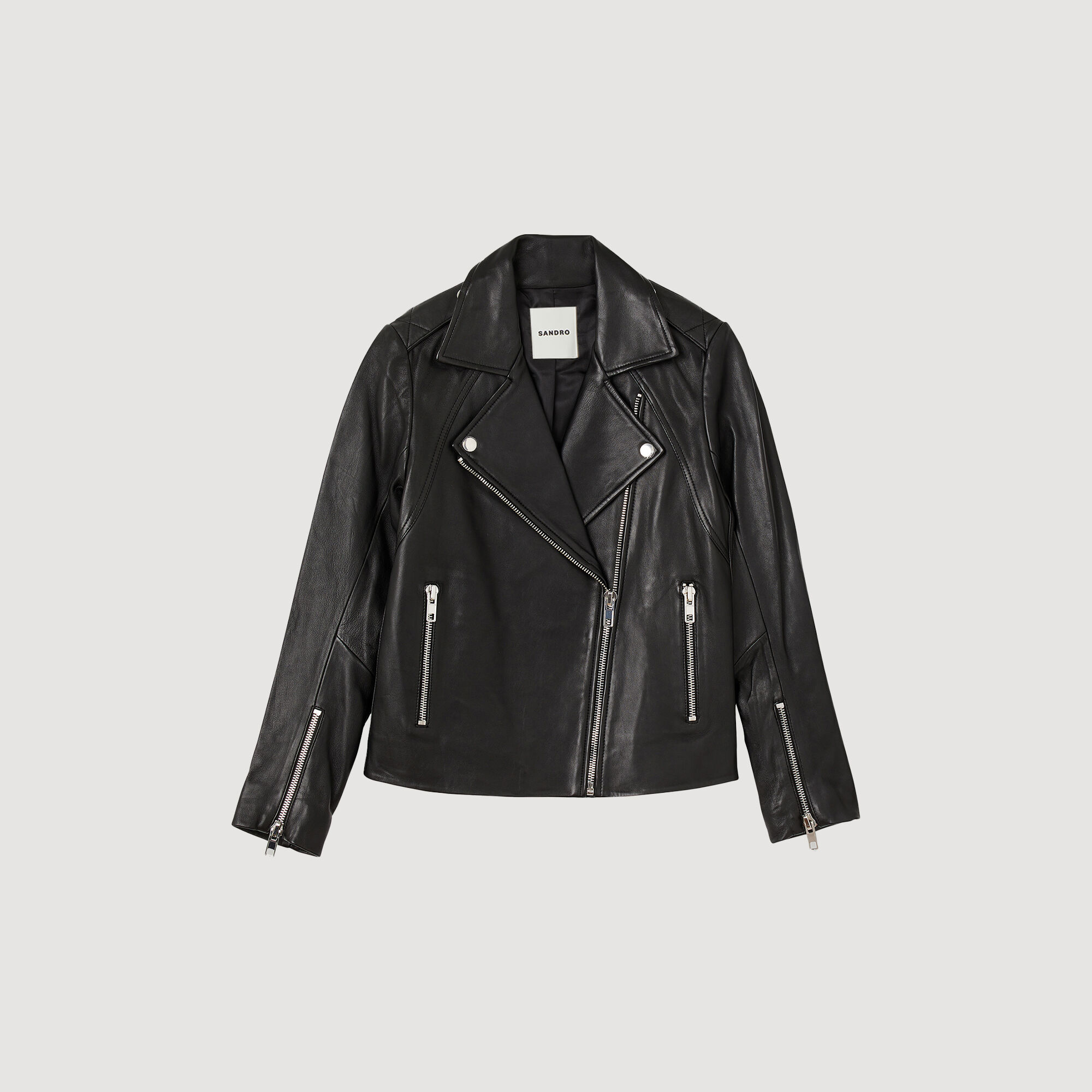 Blouson en cuir SFPVE00255 Blousons Vestes Sandro Paris
