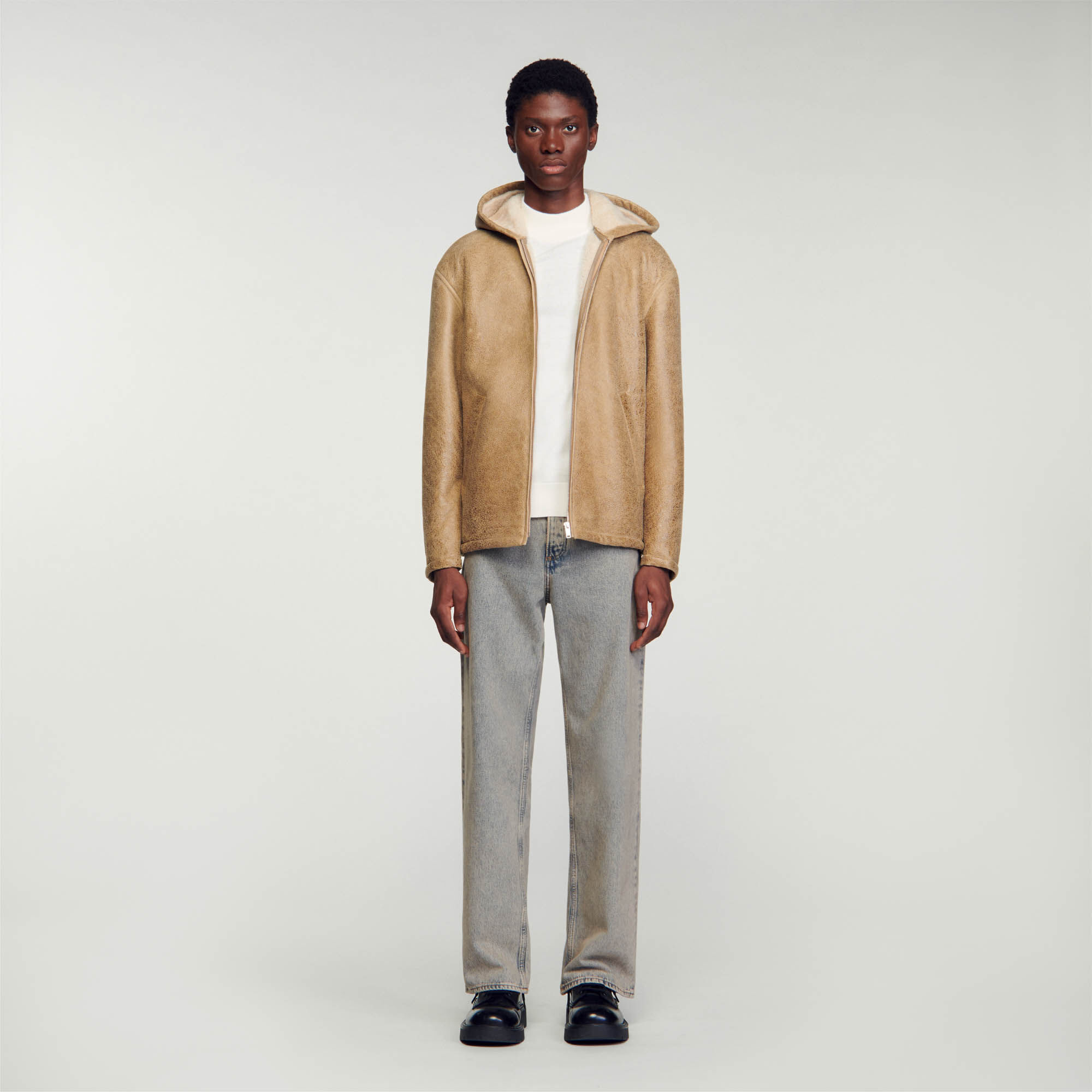 Blouson Cuir Homme Sandro Paris