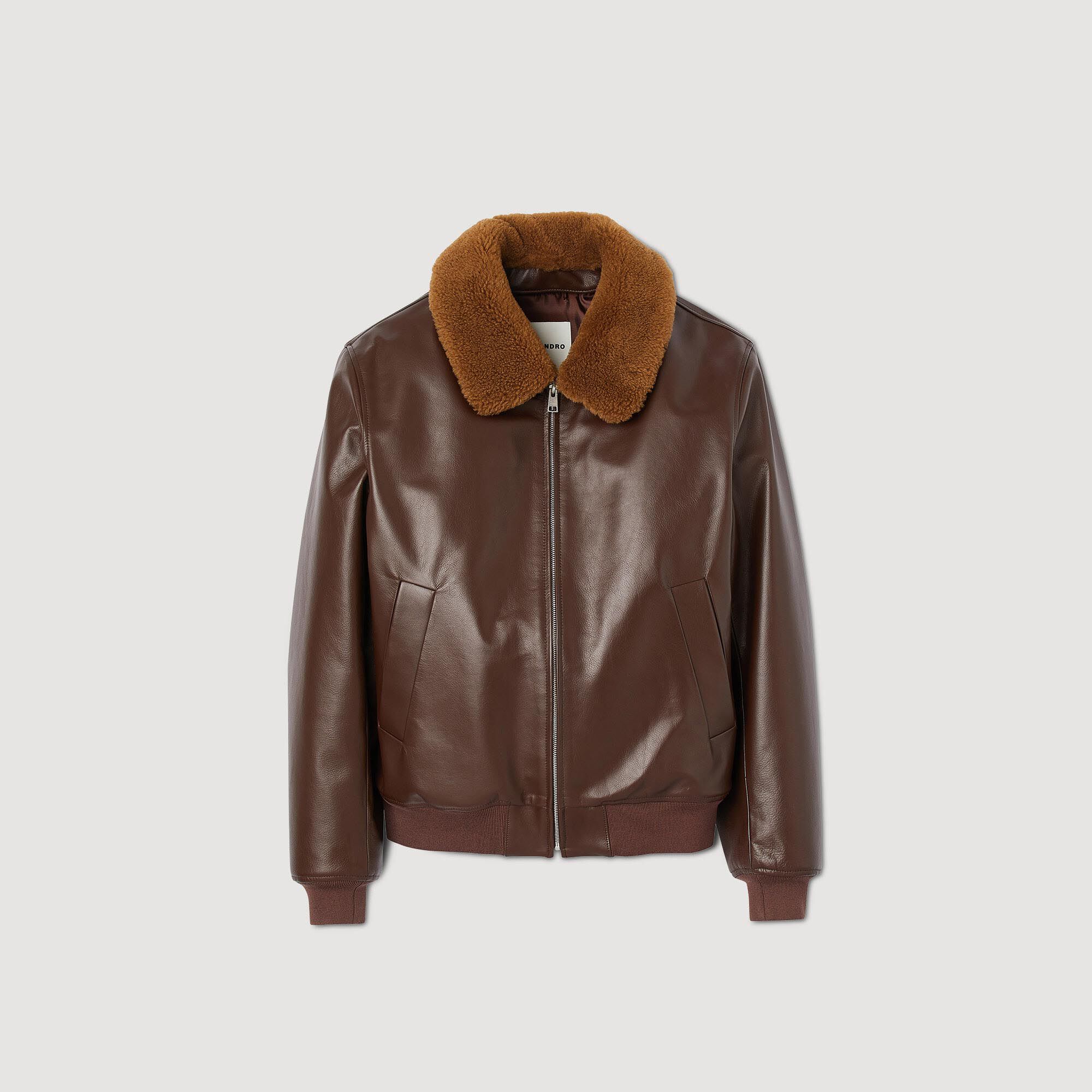Sandro discount blouson cuir