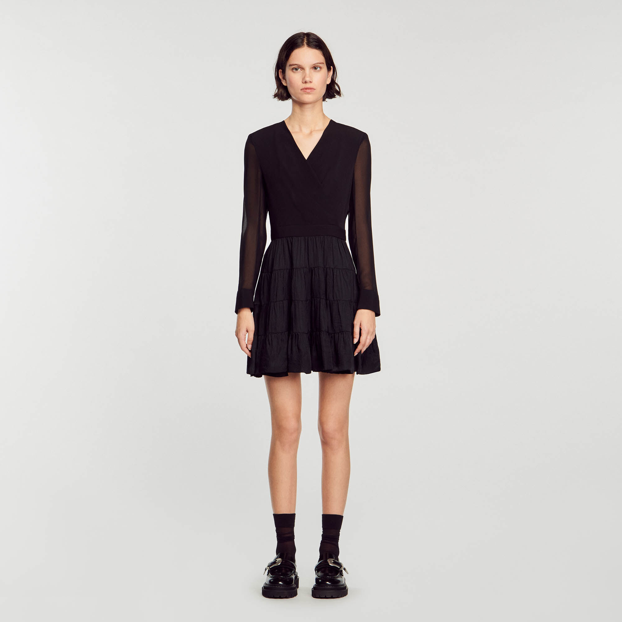 Robe courte fluide bimati res