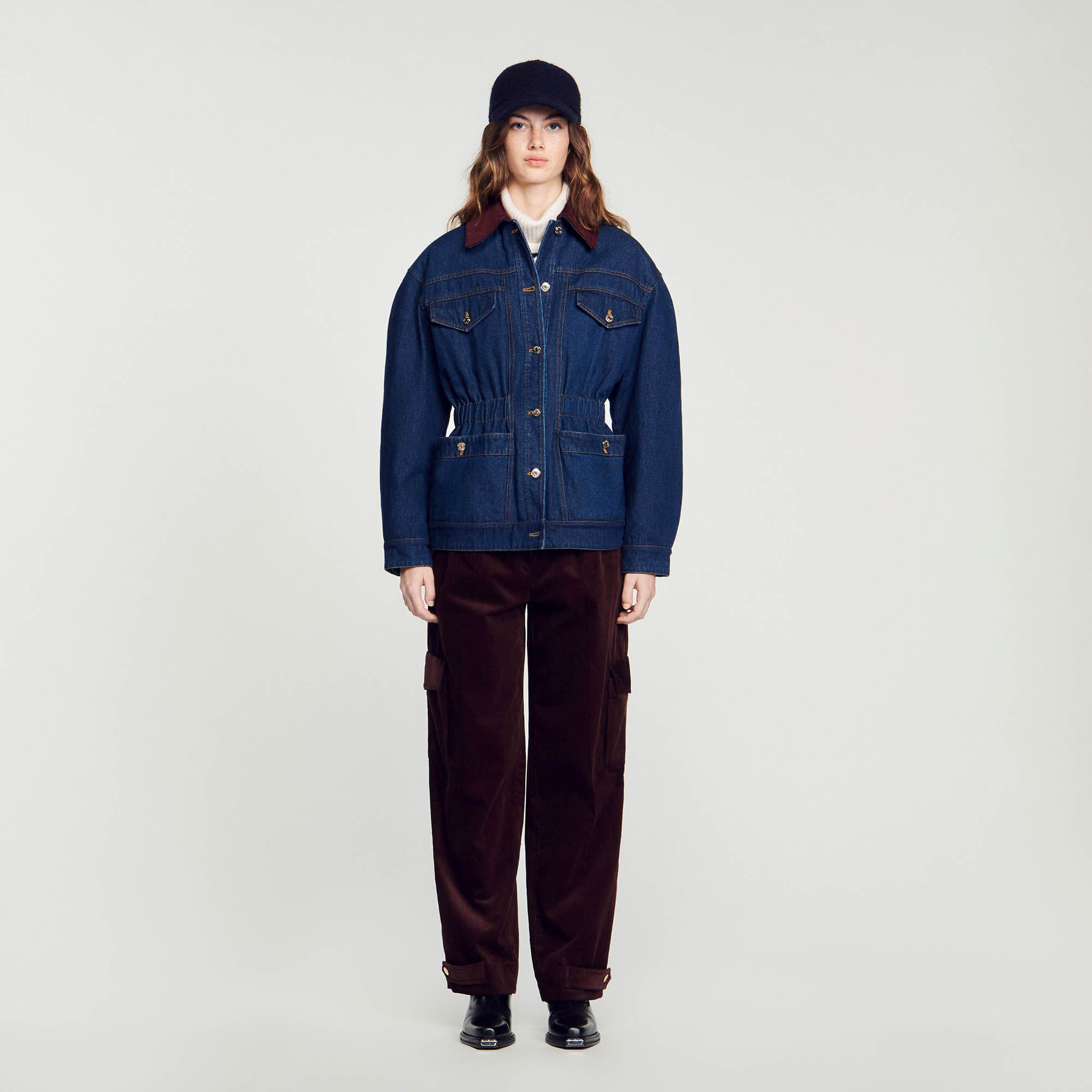 Veste jean sandro new arrivals femme
