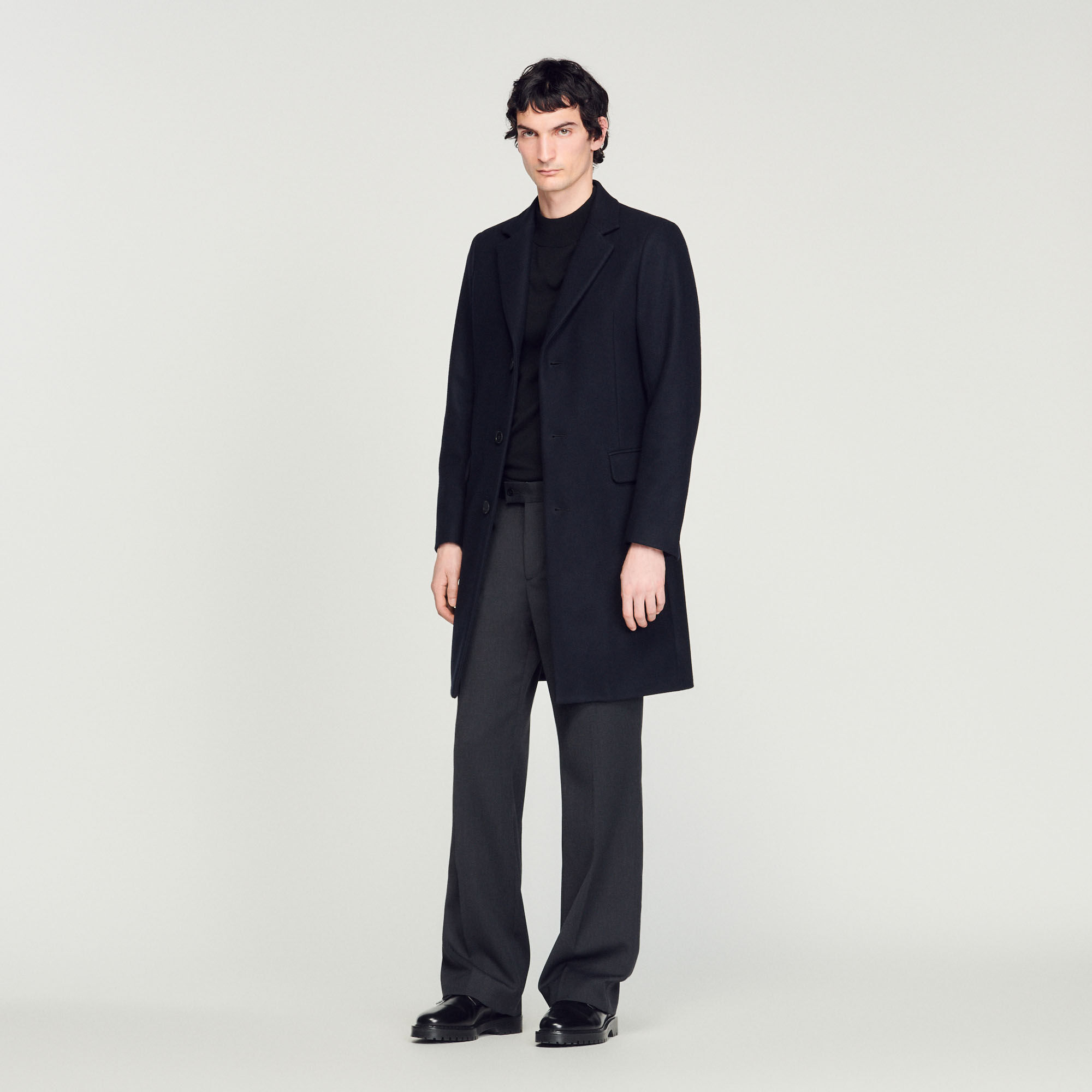 Manteau extra long 2025 homme