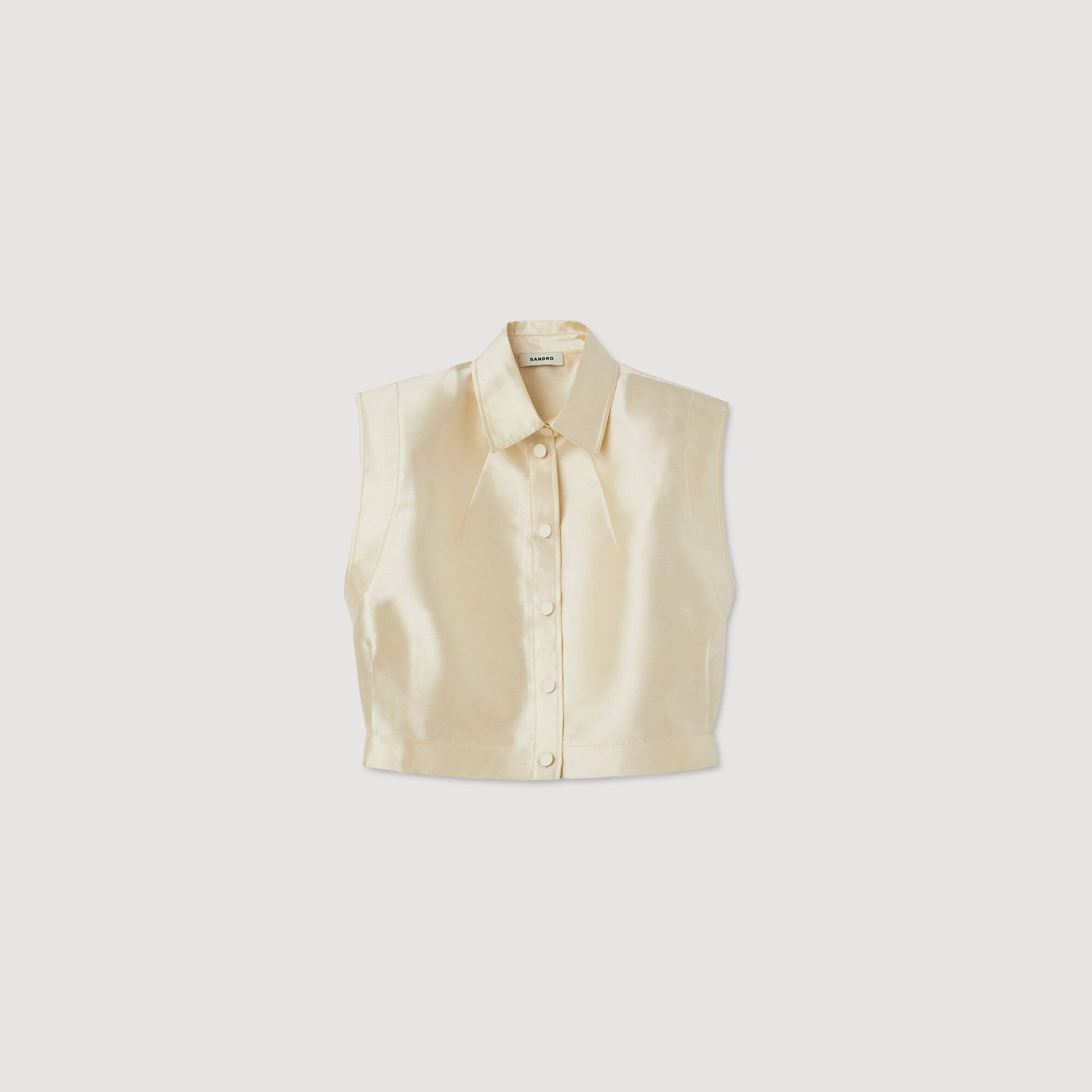 Chemise manche outlet courte sandro
