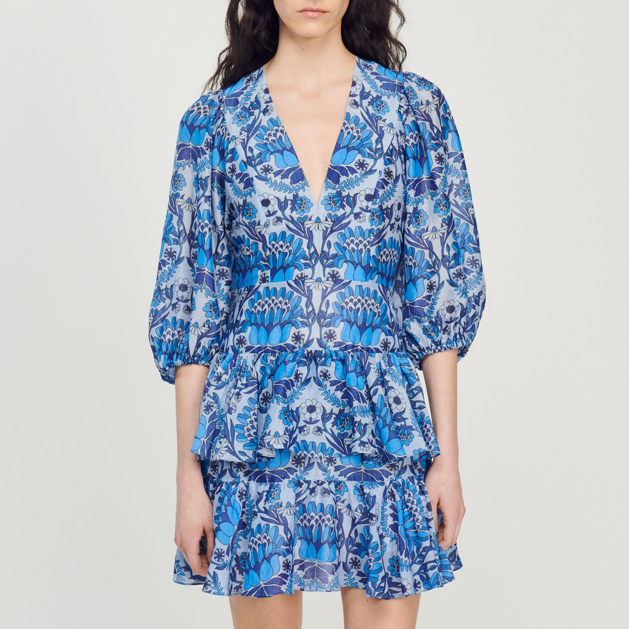 Robe foulard courte store