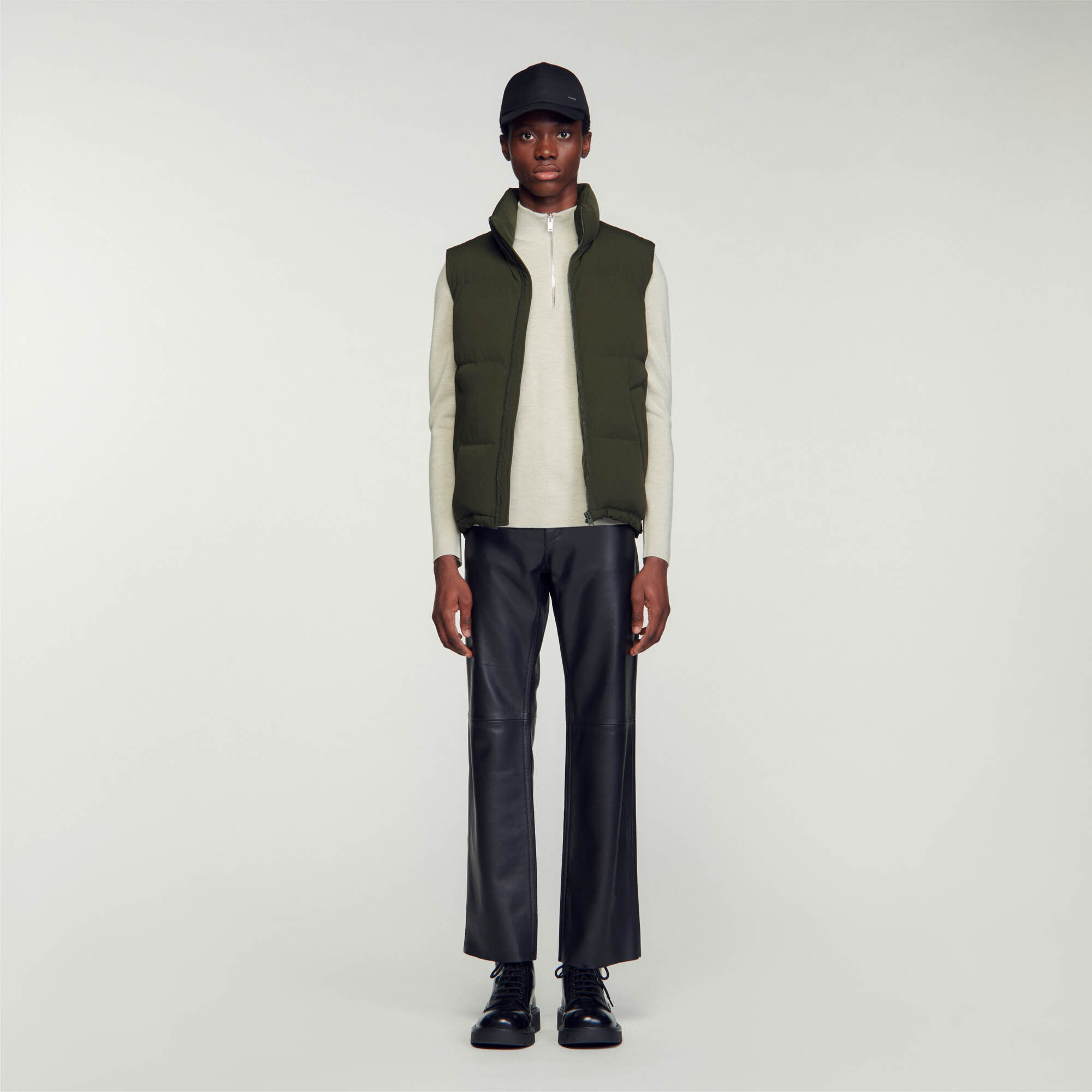 Doudoune sans manches SHPMA00331 Manteaux Blousons Sandro Paris