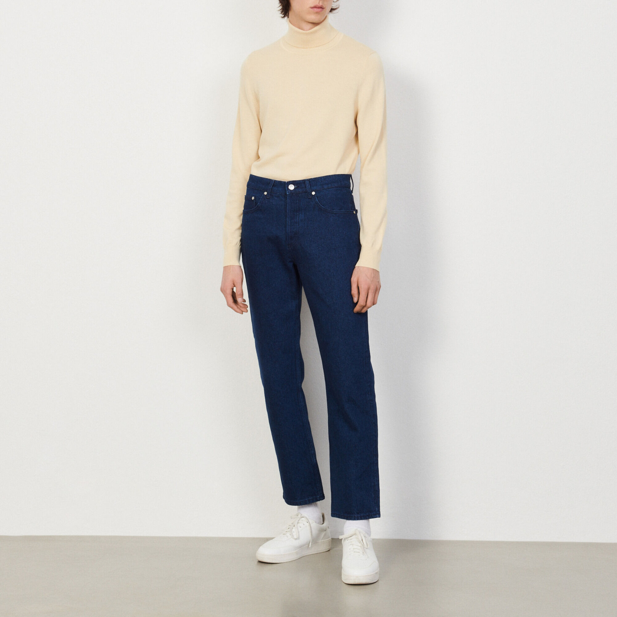 Jean coupe droite SHPJE00282 Bleu Sandro Paris