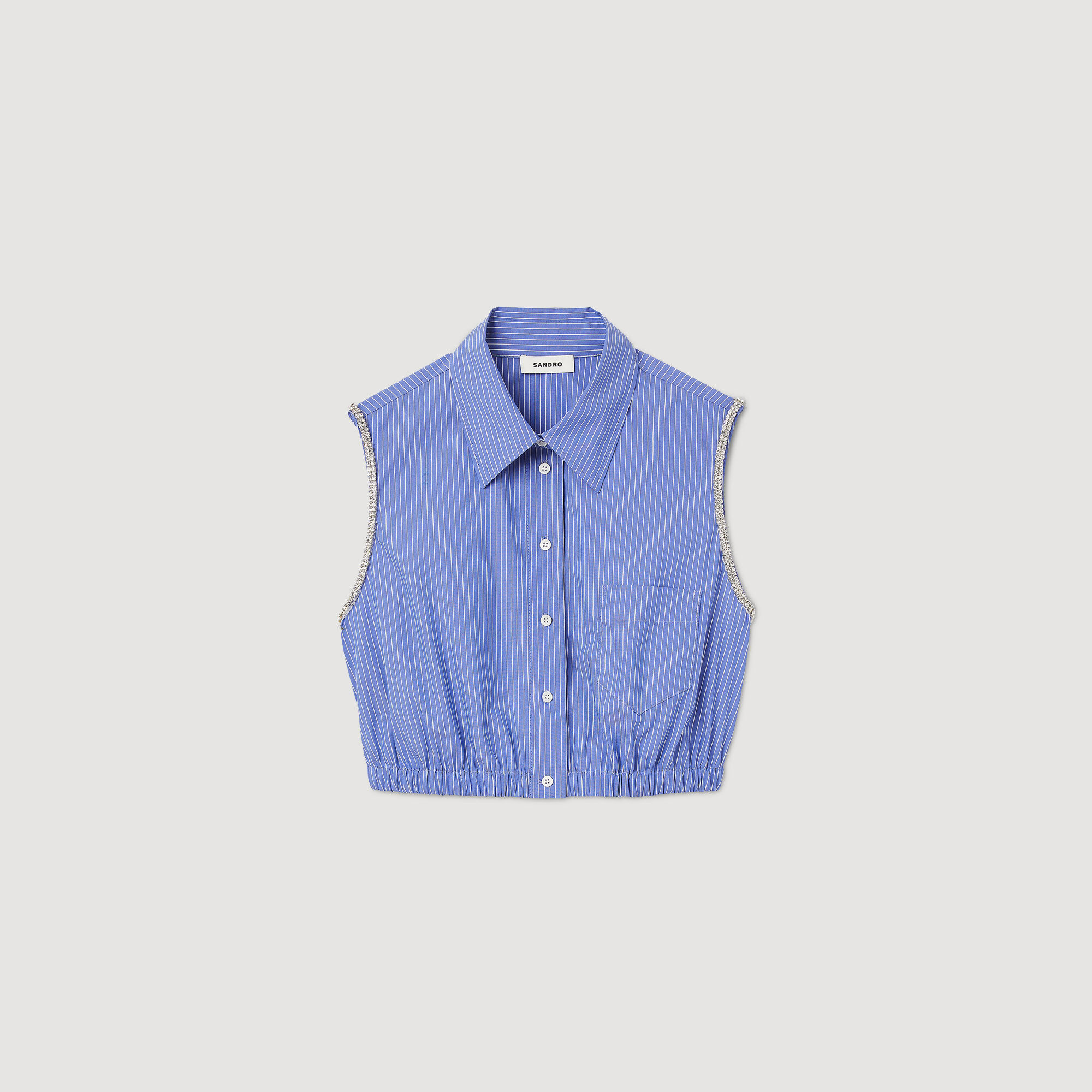 Chemise manche outlet courte sandro