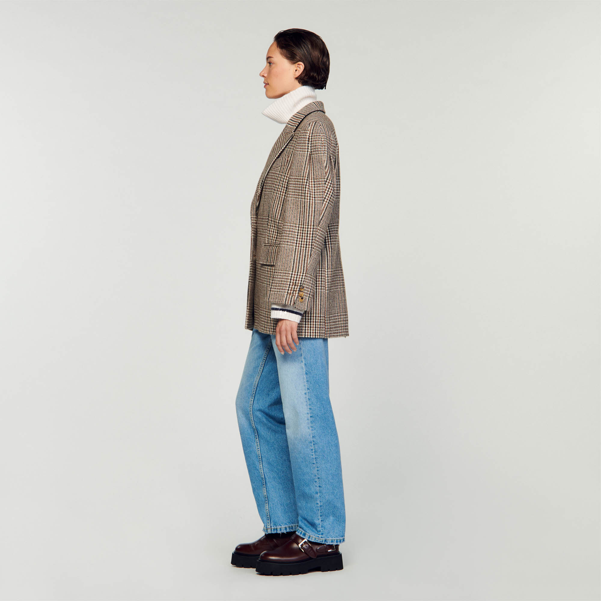 Sandro shop veste carreaux