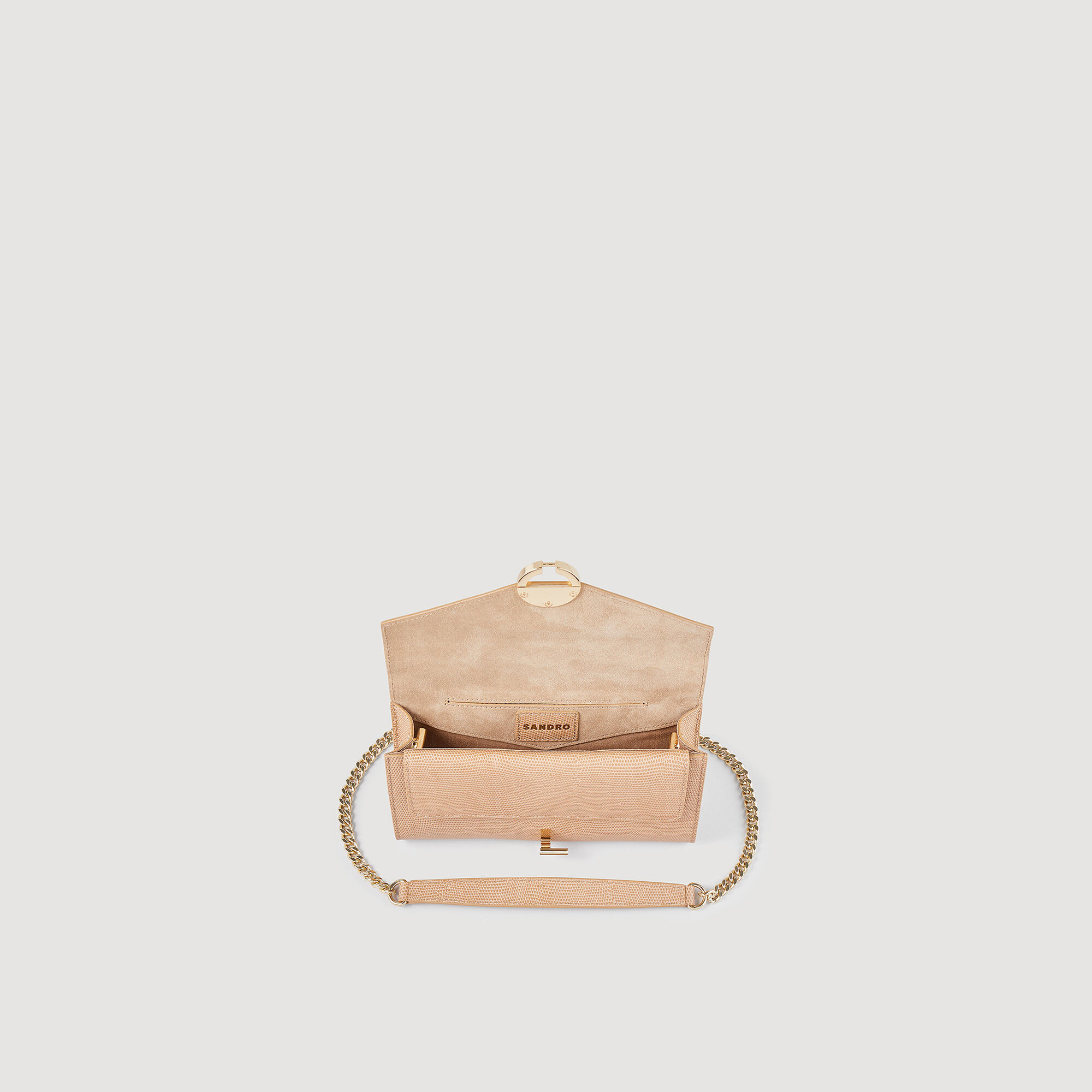 Pochette 2025 femme beige