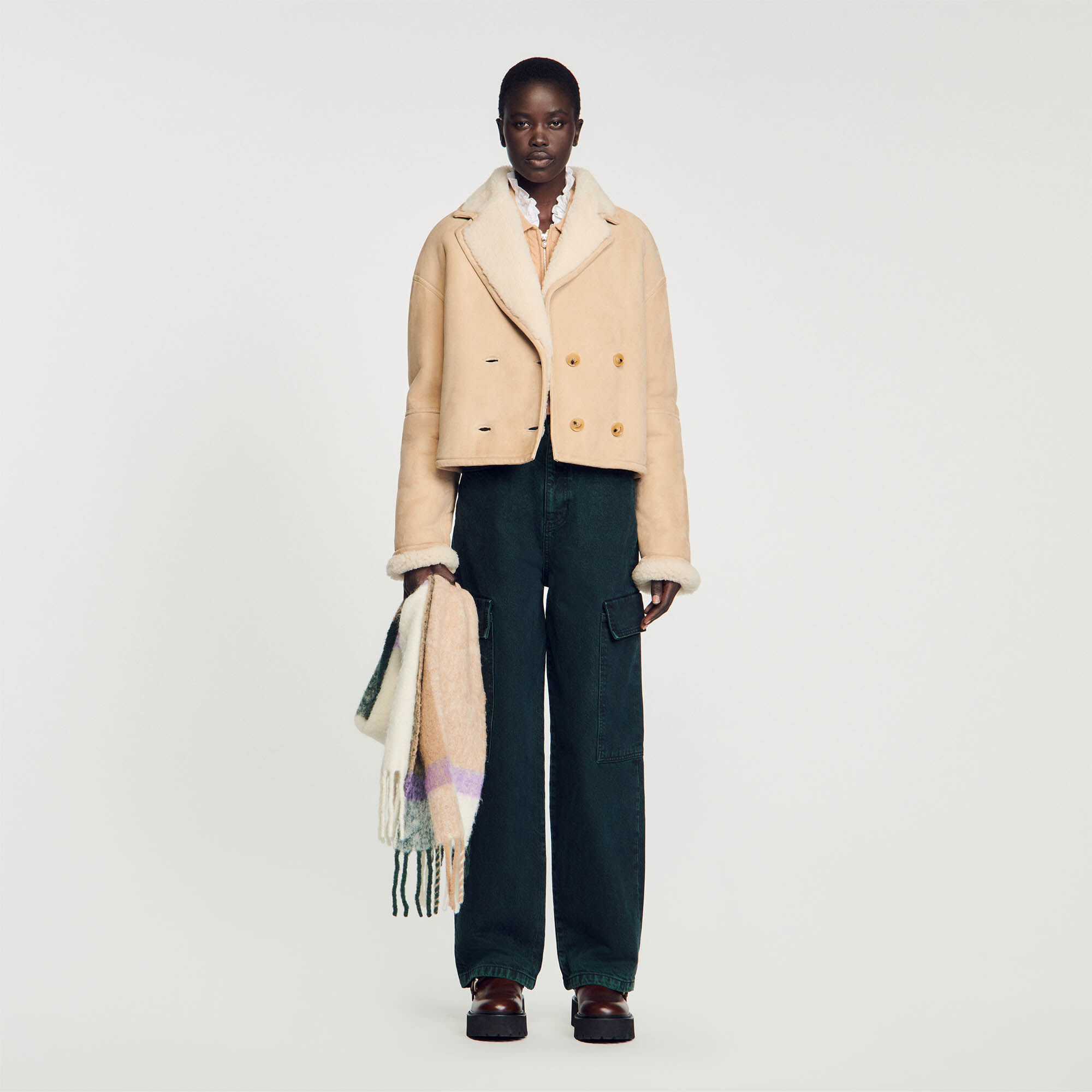 Sandro peau lainee online