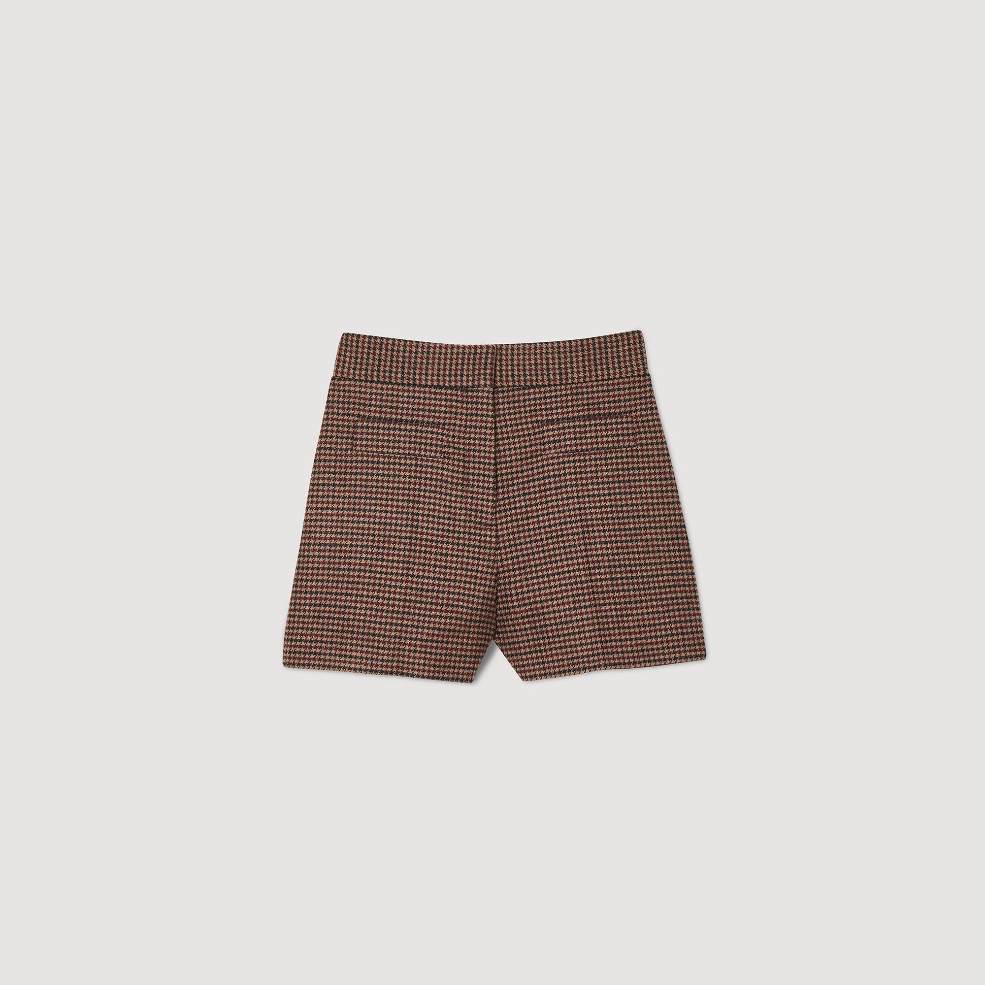 Short cuir sandro store