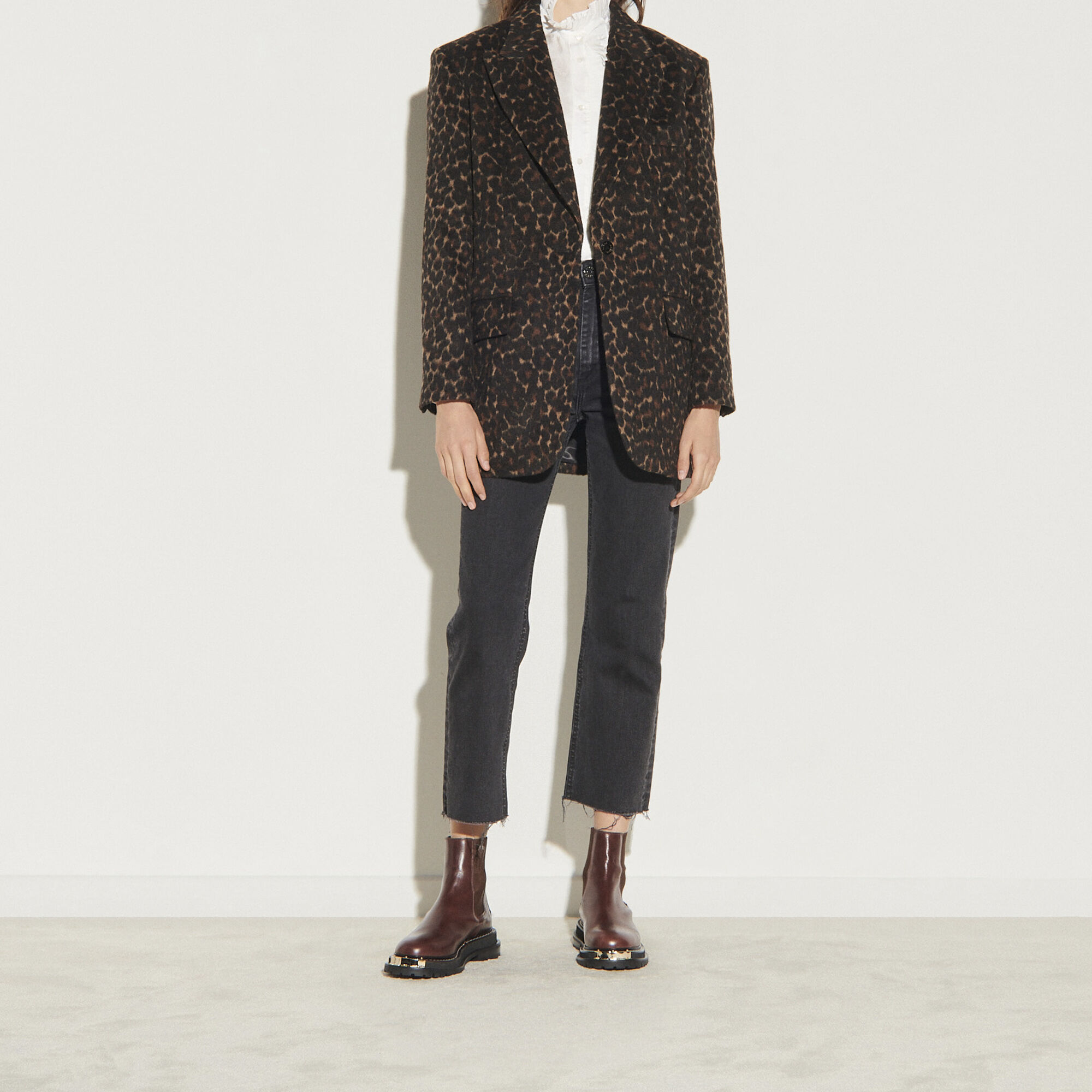 Manteau imprim l opard
