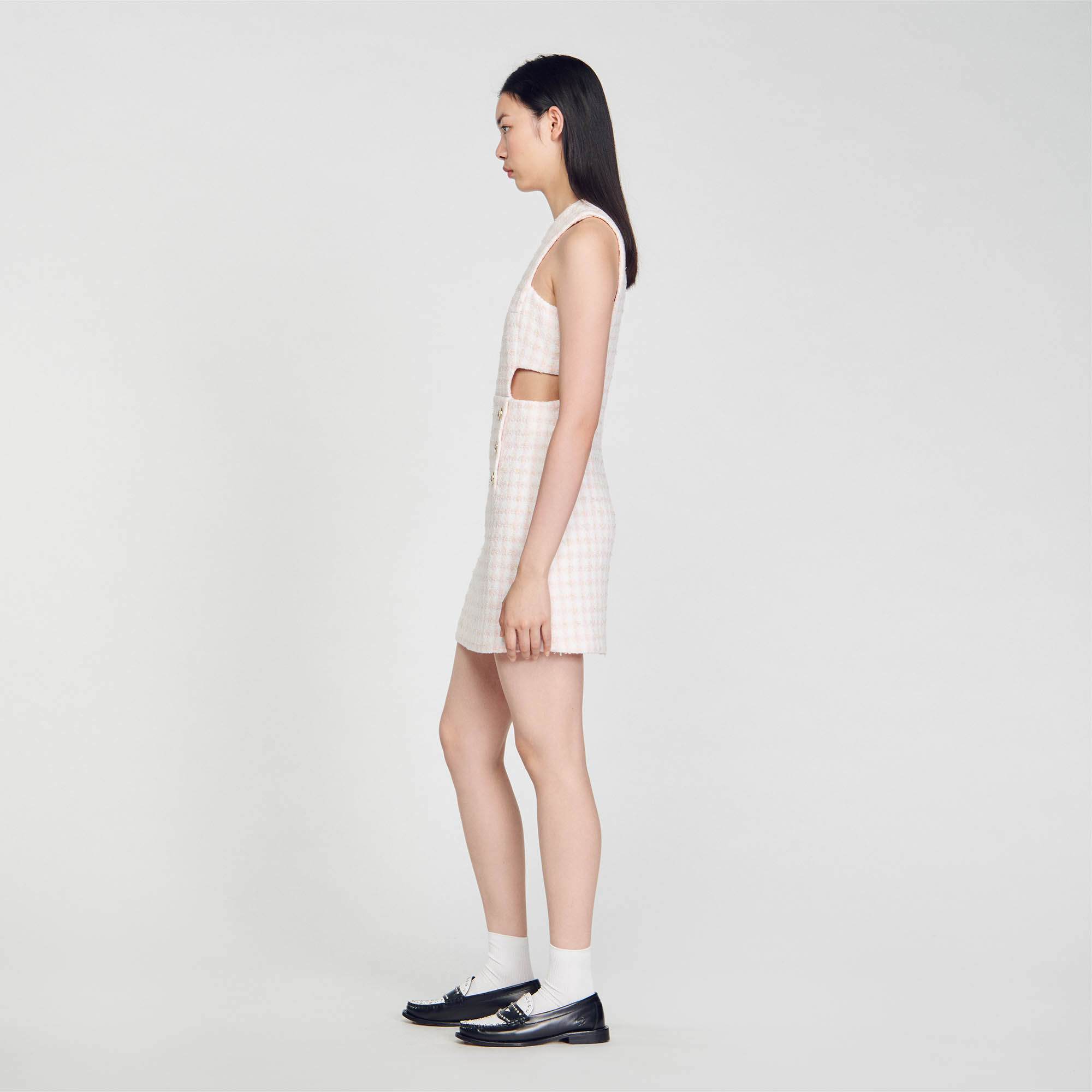 Robe sandro rose 2025 poudré