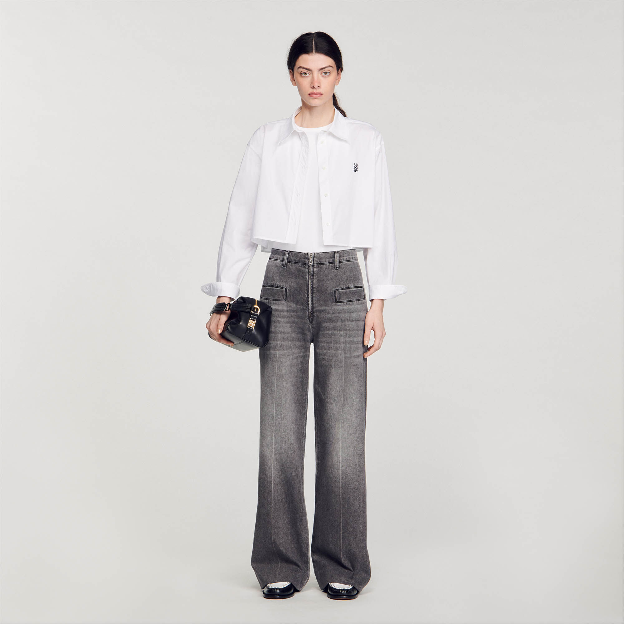 H et m jean taille hotsell haute