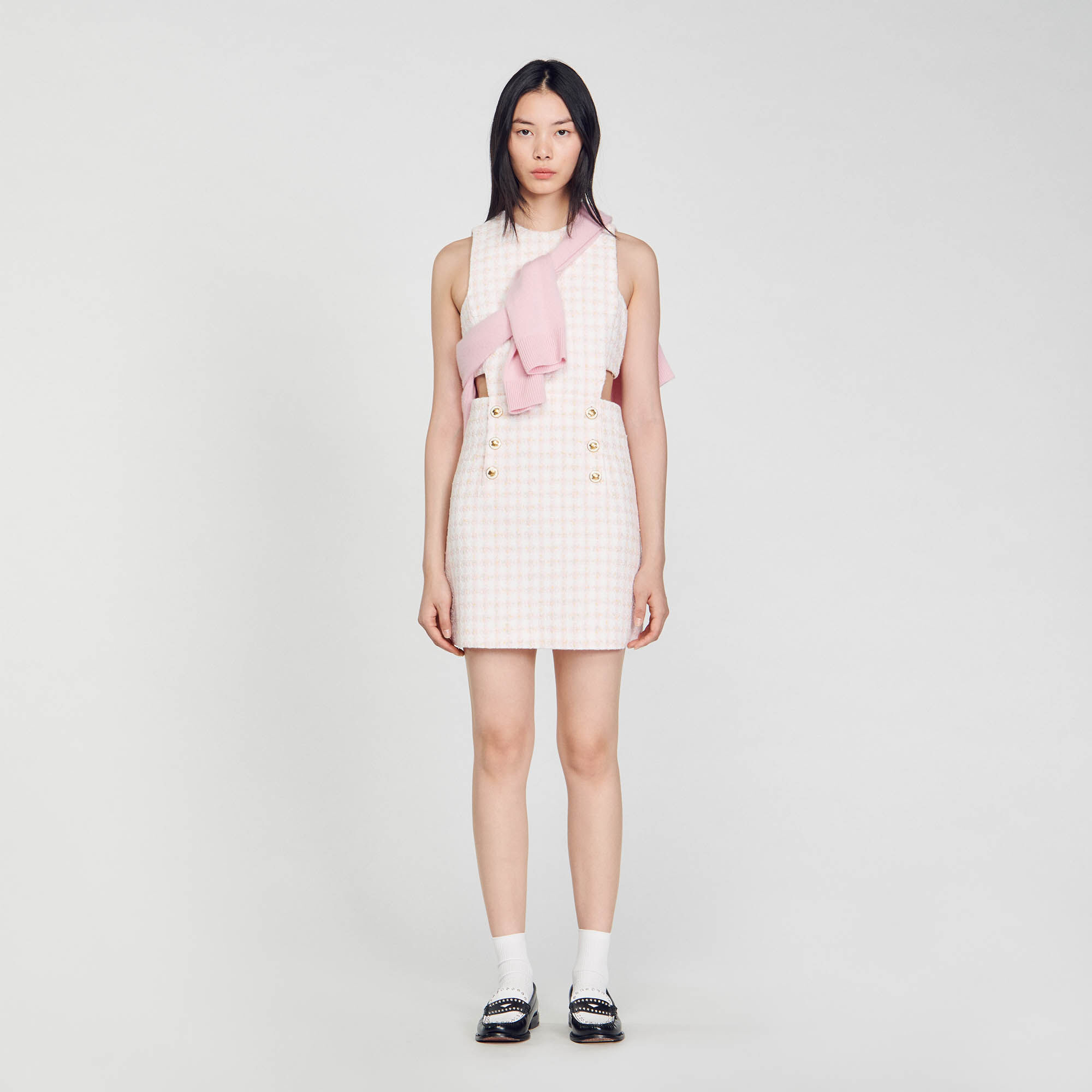 Sandro sales robe rose