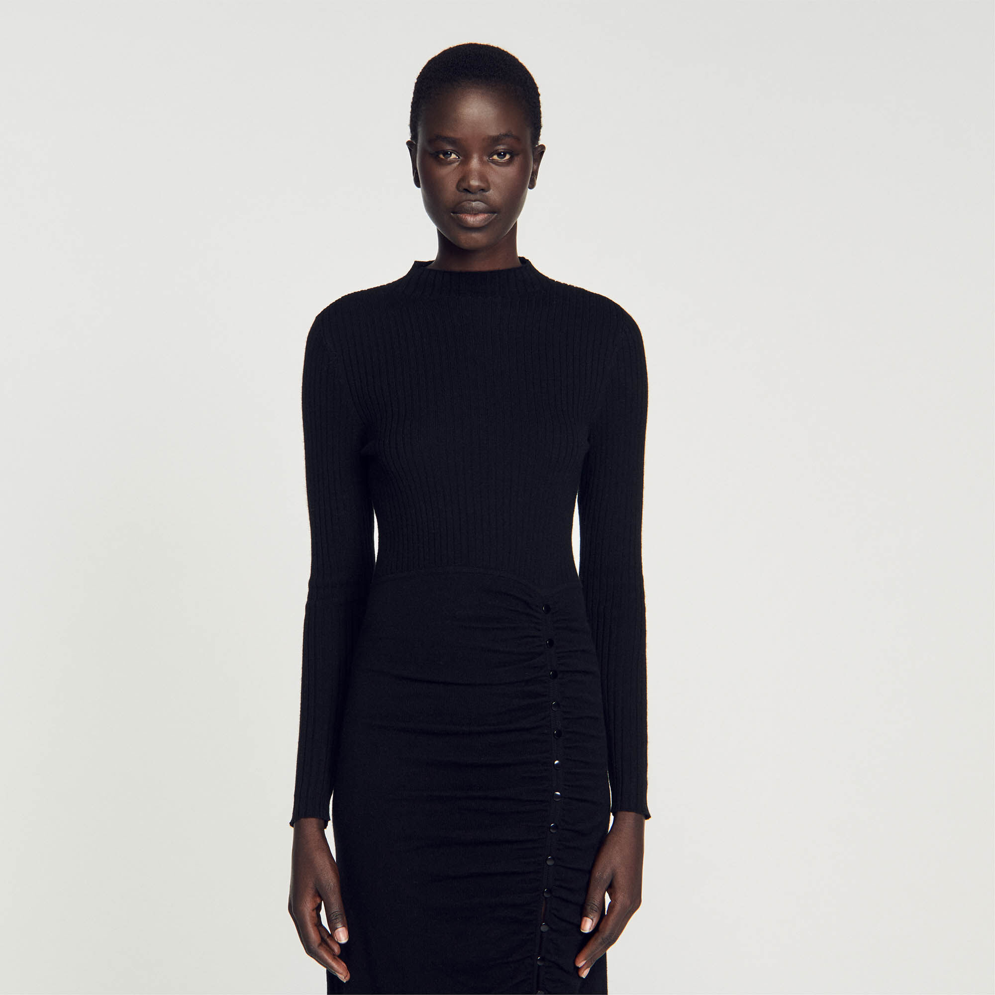 Robe store maille sandro