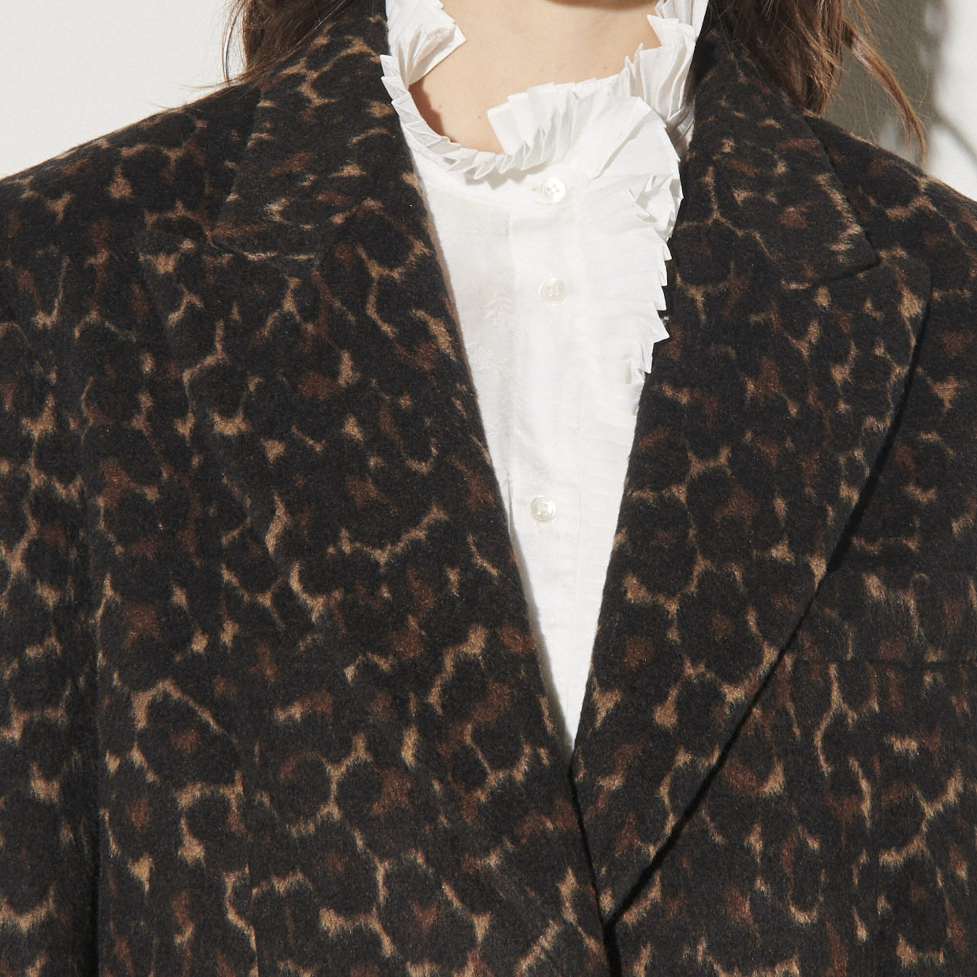 Manteau shop femme leopard