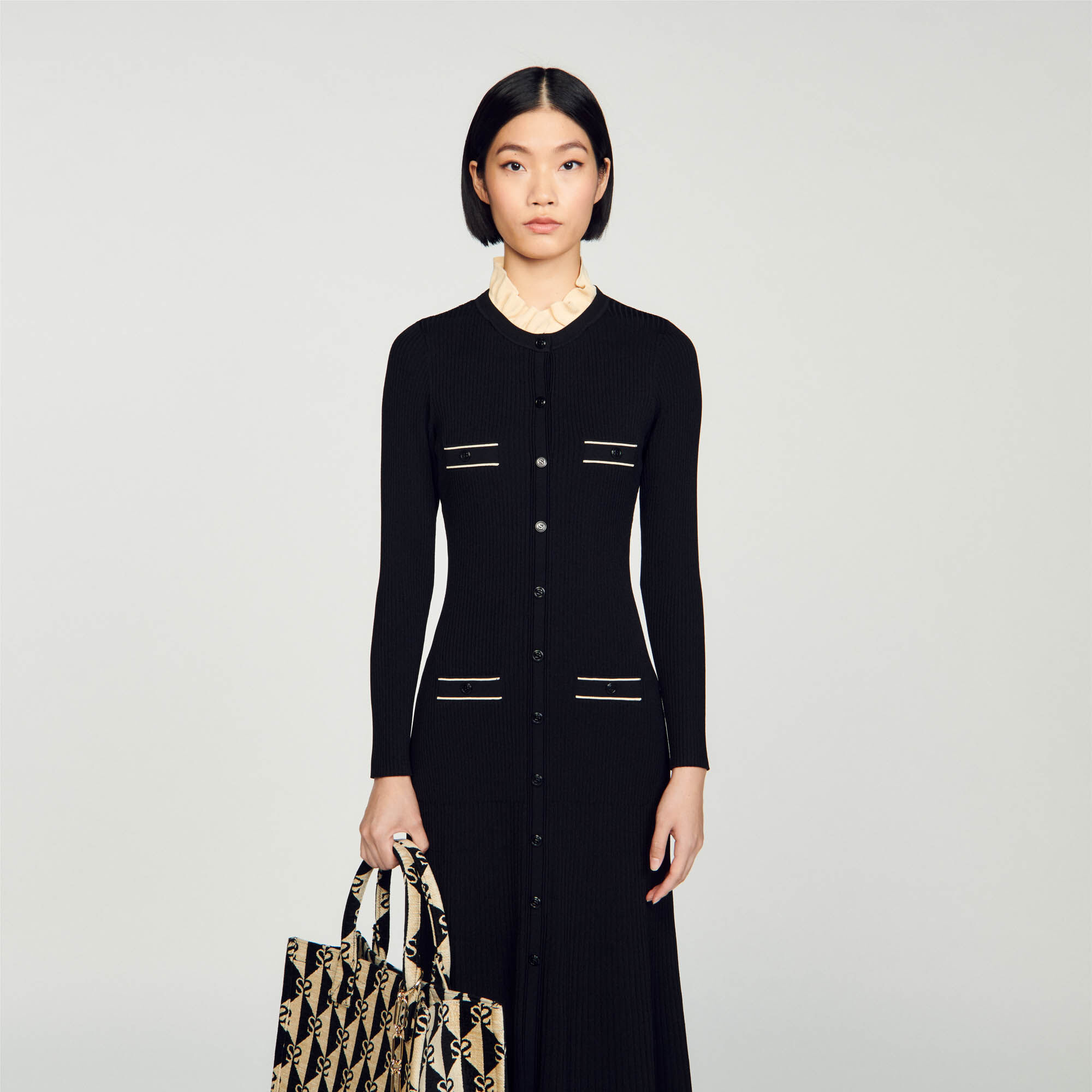 Robe deals maille sandro