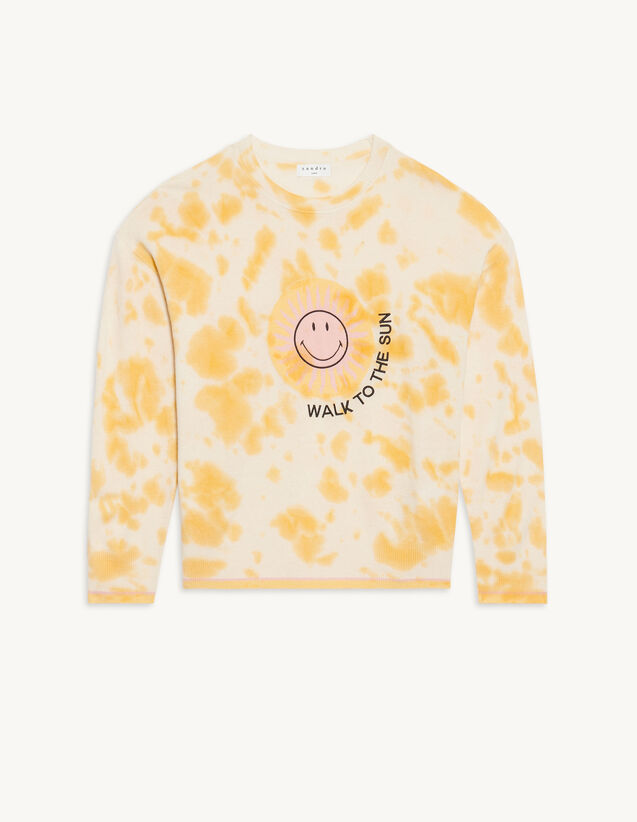 Sandro Smiley® Pull jacquard tie and dye. 2