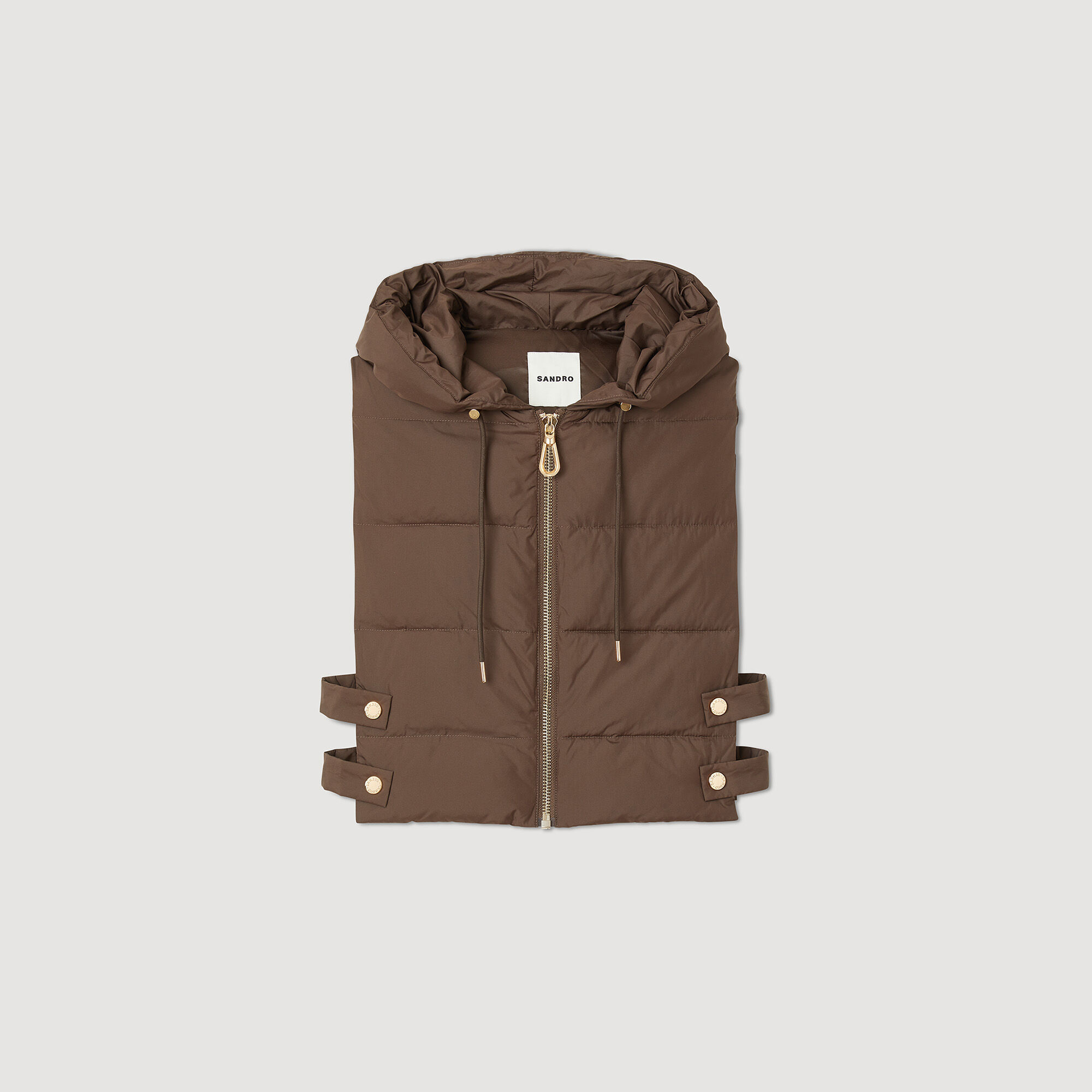 Doudoune courte deals marron femme