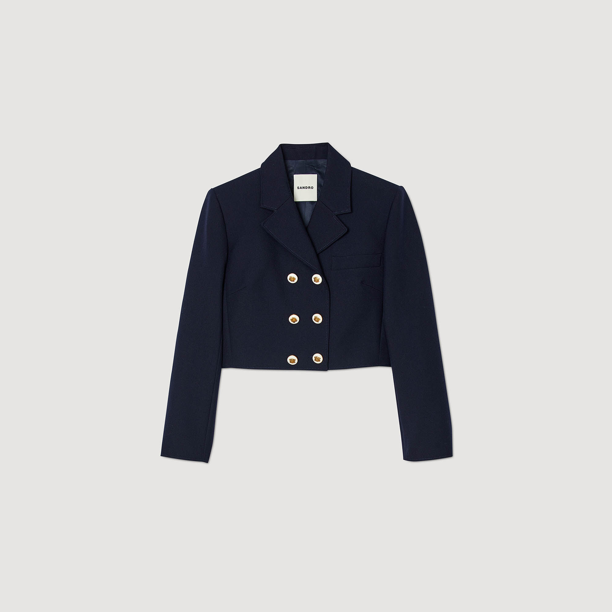 Manteau sandro femme bleu marine best sale