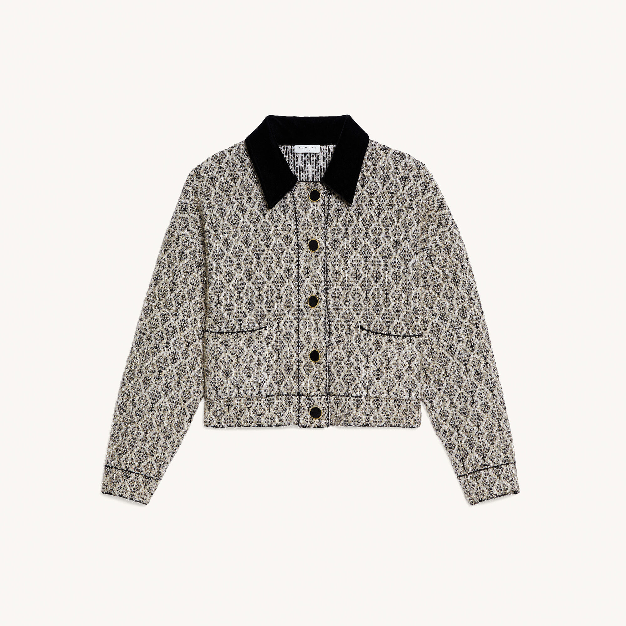 Veste tweed sandro clearance