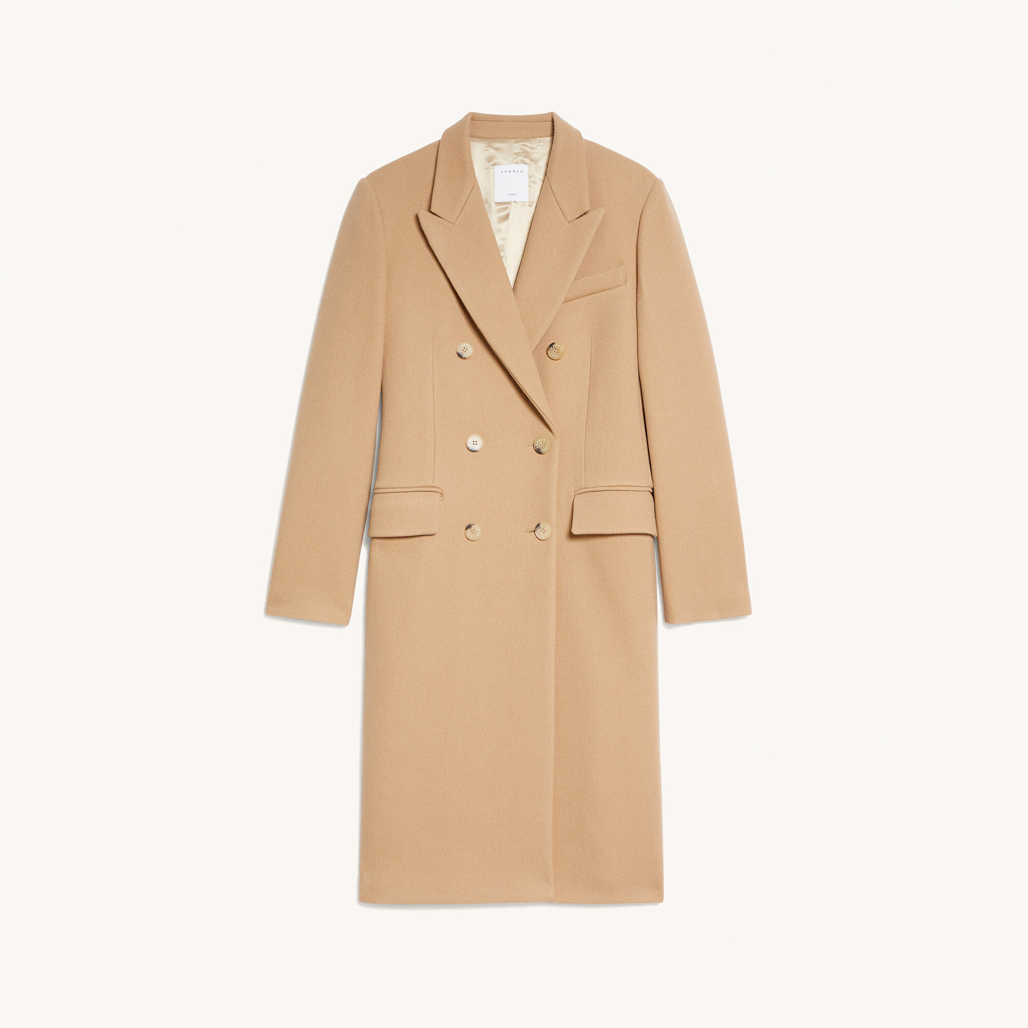 Manteau long double boutonnage croisé SFPOU00289 - LastChance-NL-FSelection  | Sandro Paris