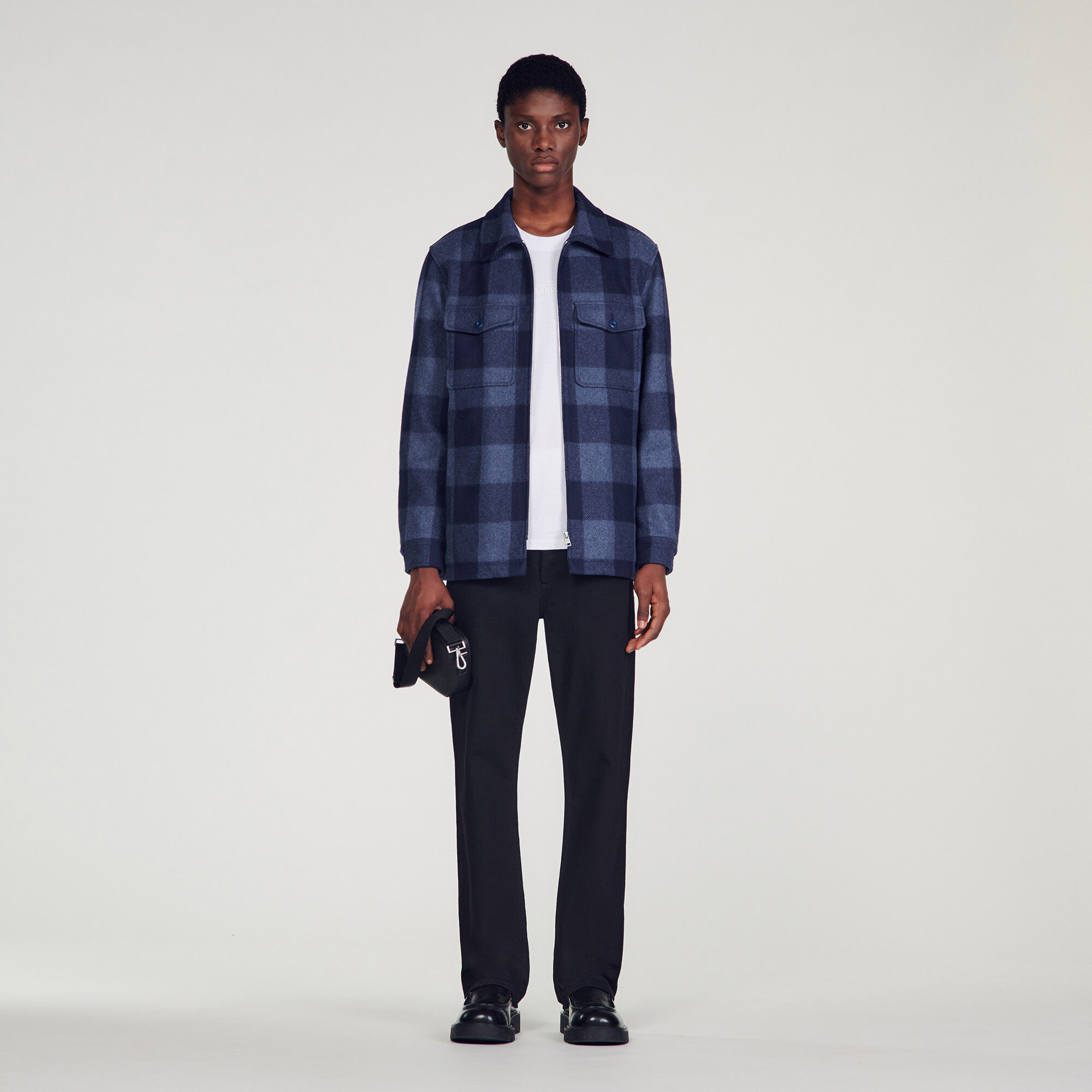 Sandro shop veste carreaux