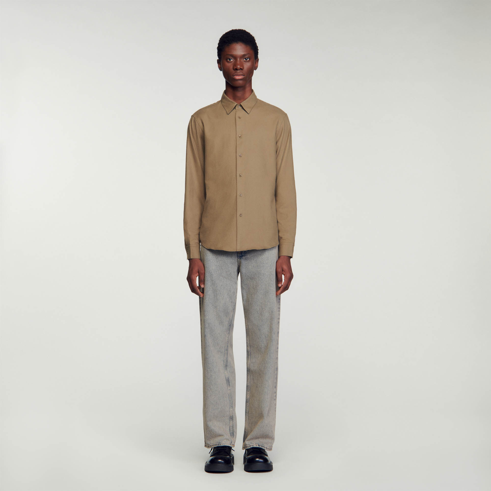 Chino flanelle homme sales